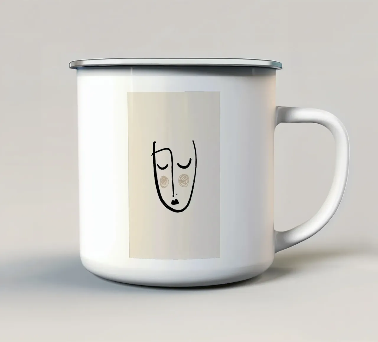 Blush taza de esmalte de Pure