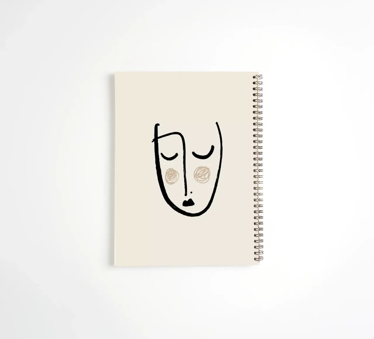 Blush spiral notebook by Pure