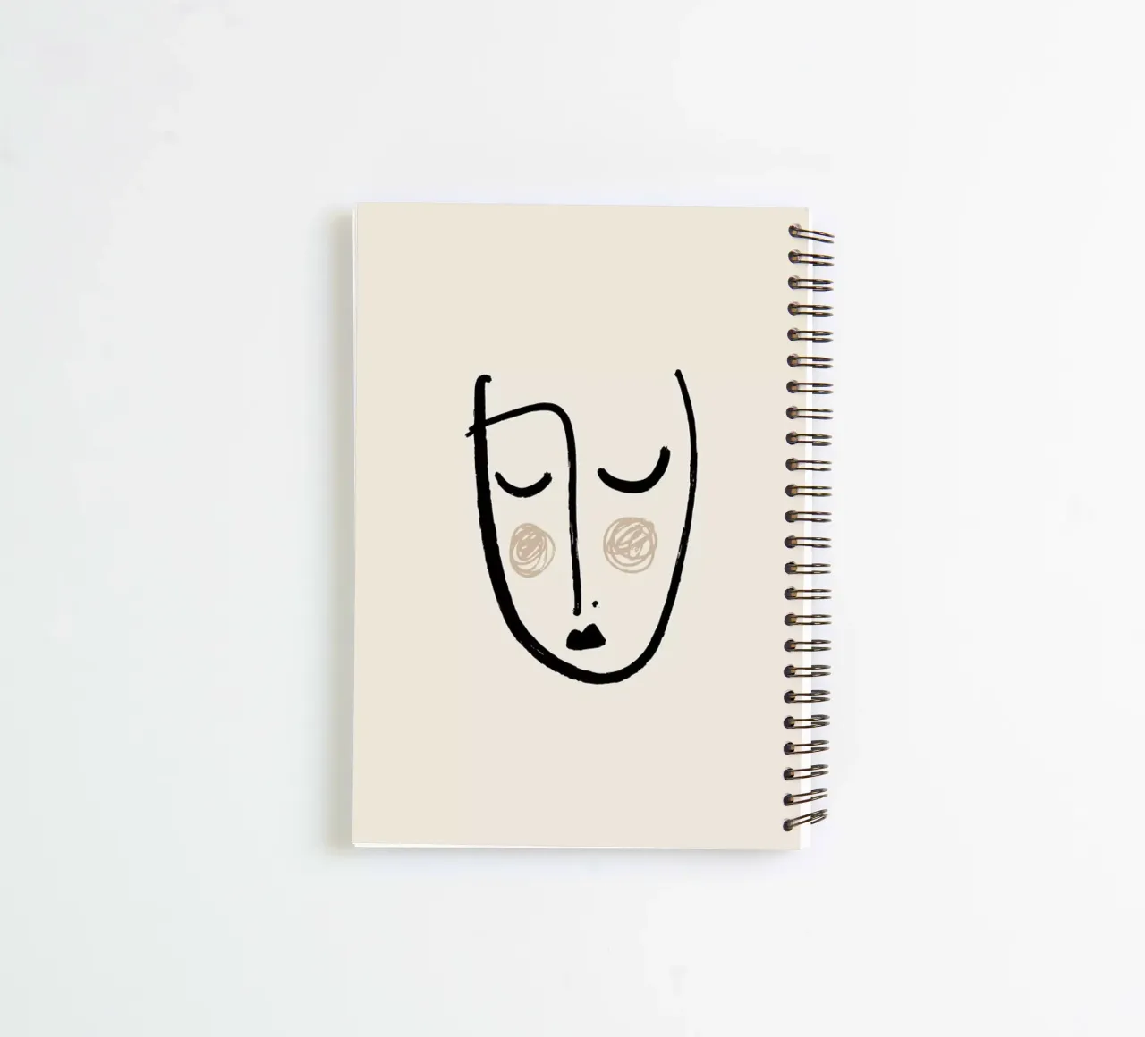 Blush spiral notebook by Pure