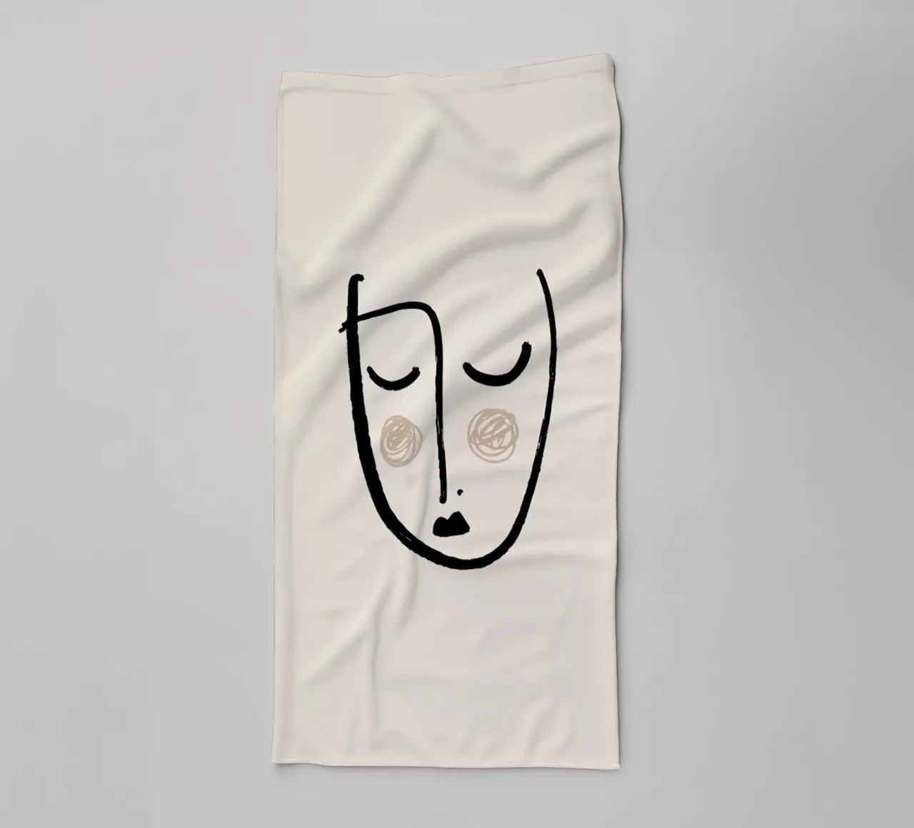 Blush badhanddoek van Pure