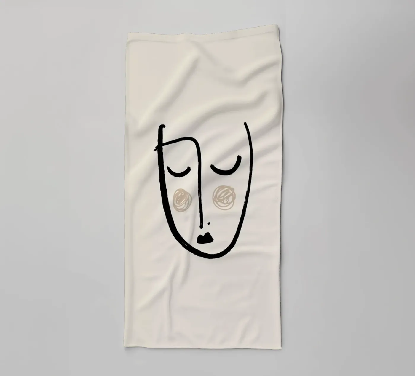 Blush badhanddoek van Pure