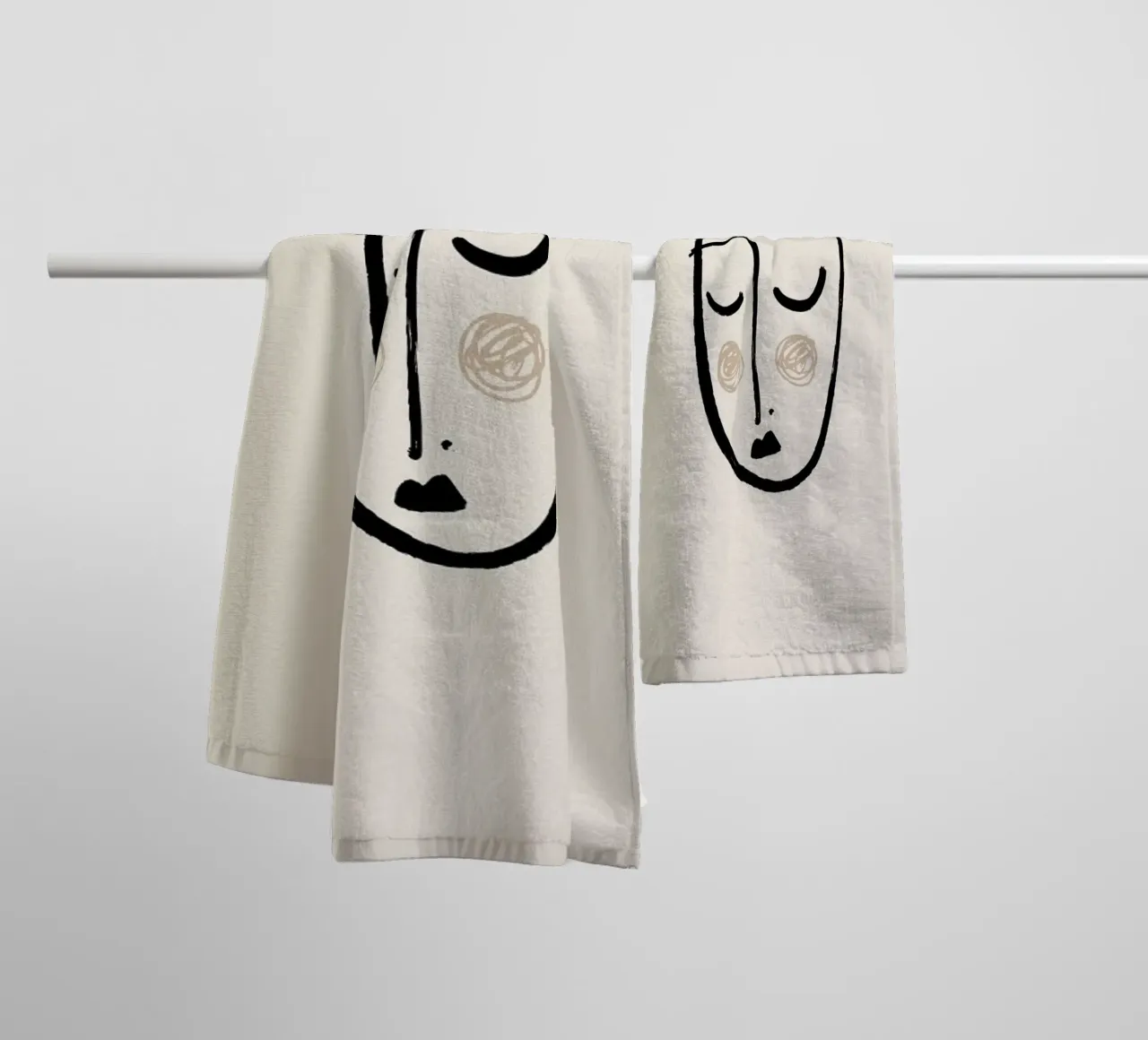 Blush badhanddoek van Pure