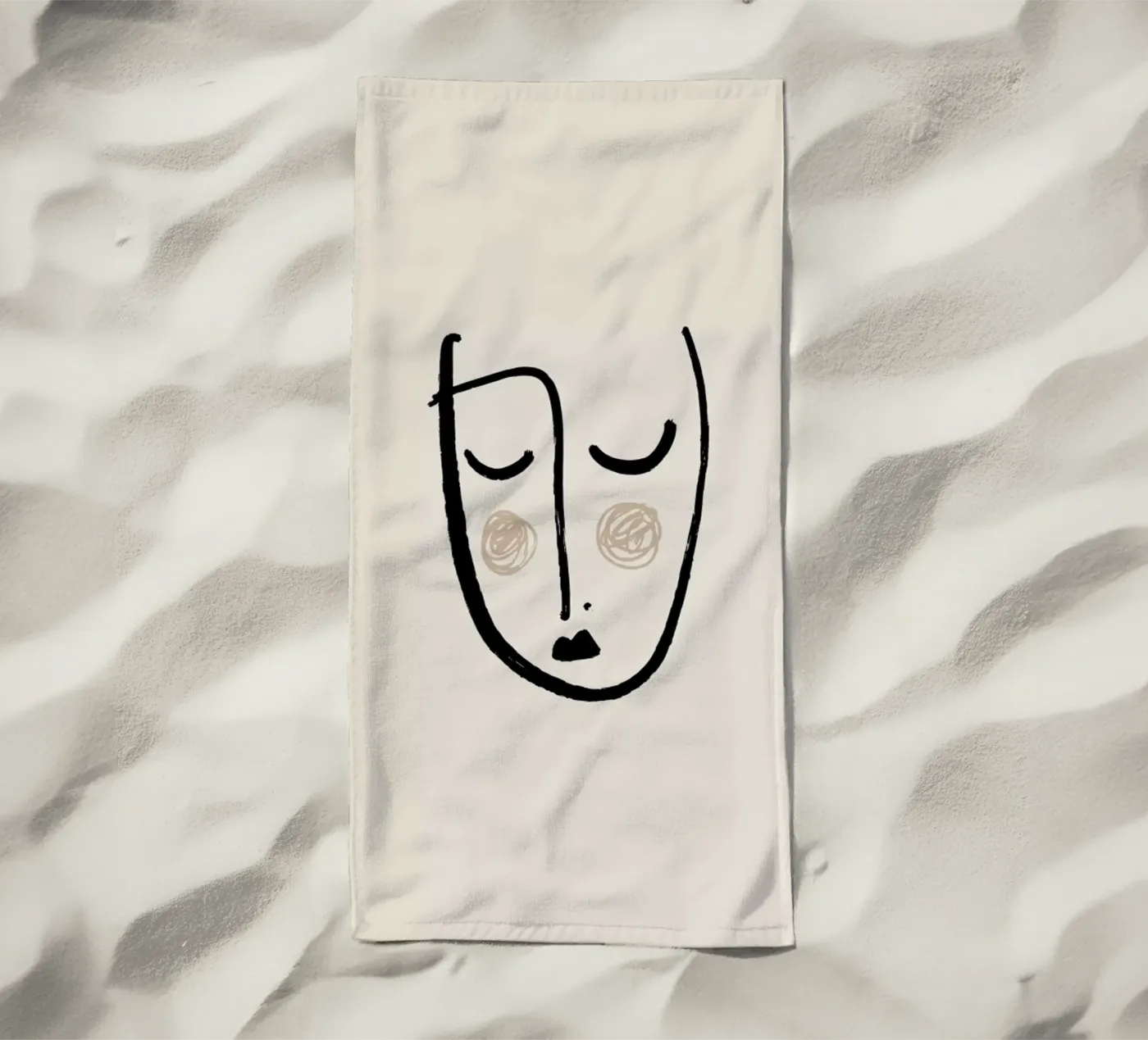 Blush strandhanddoek van Pure