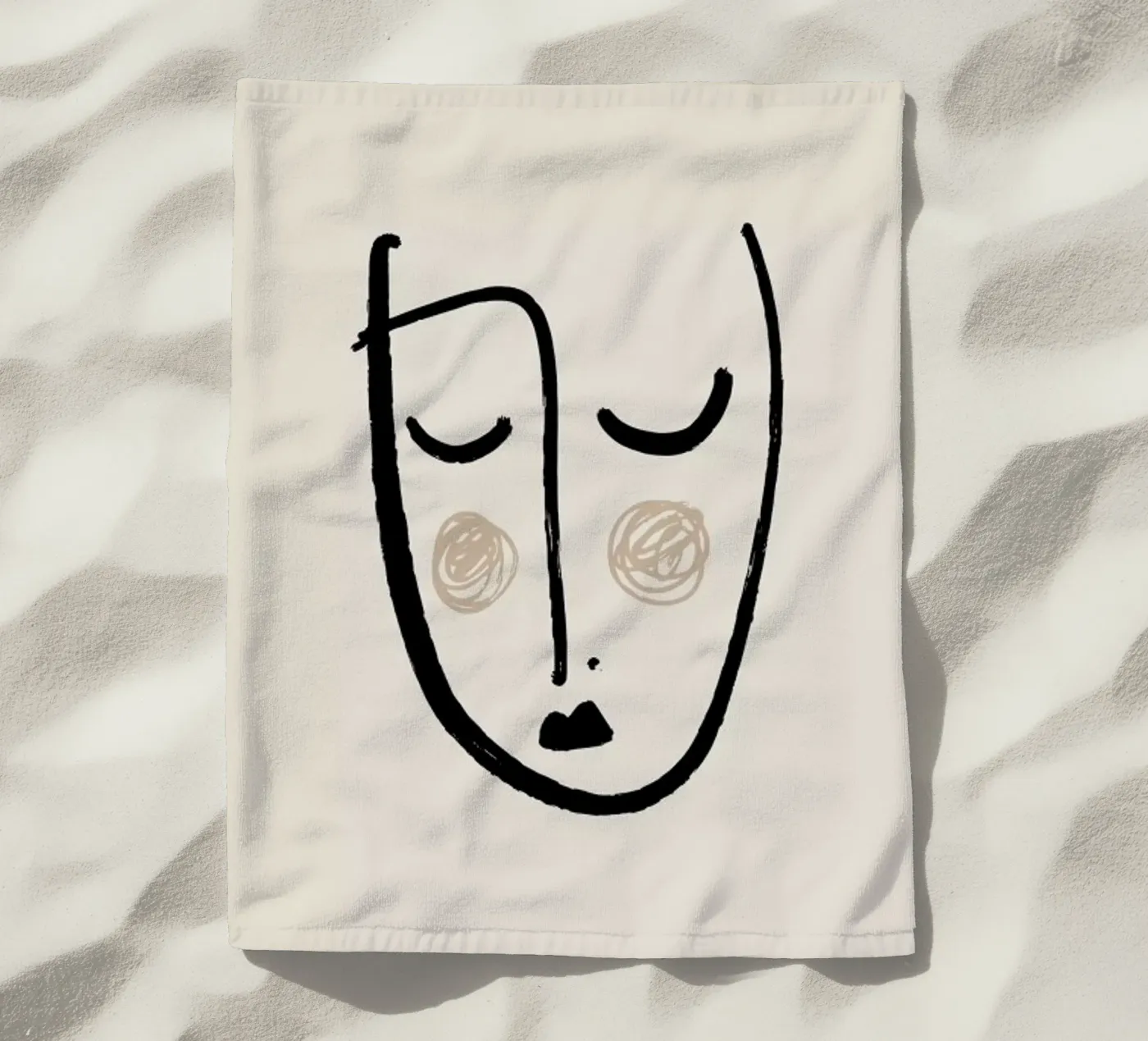 Blush strandhanddoek van Pure