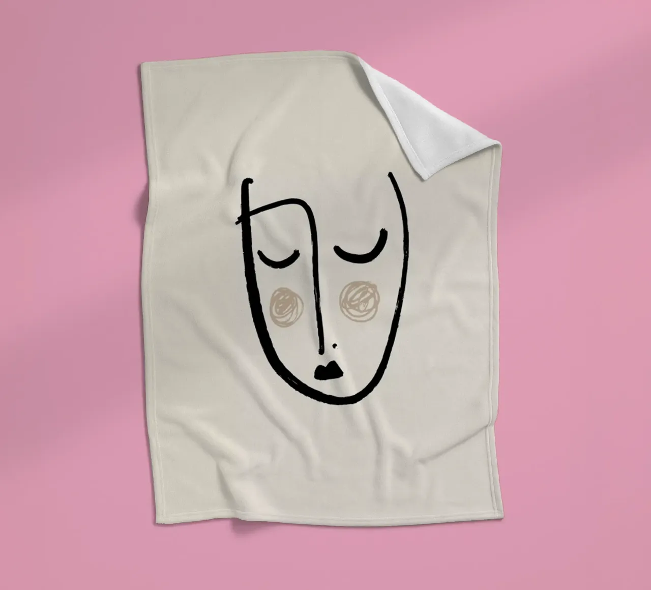 Blush Fleecedecke von Pure