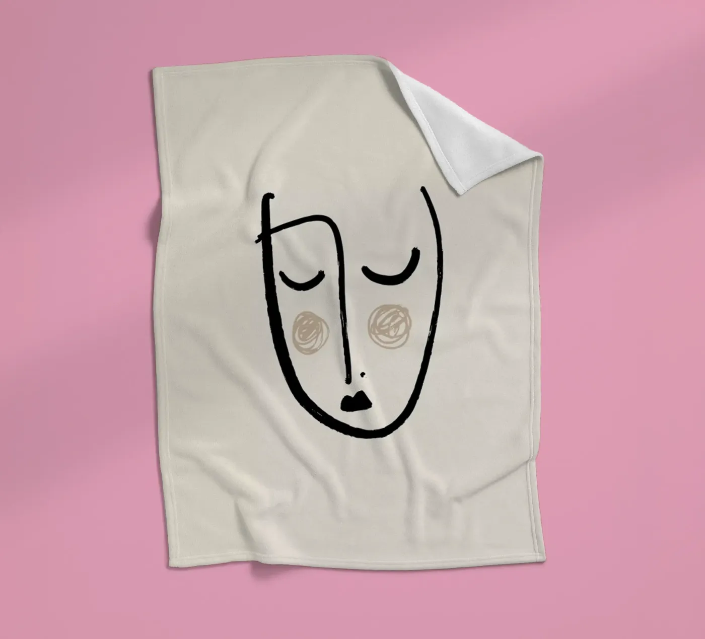 Blush fleecedeken van Pure