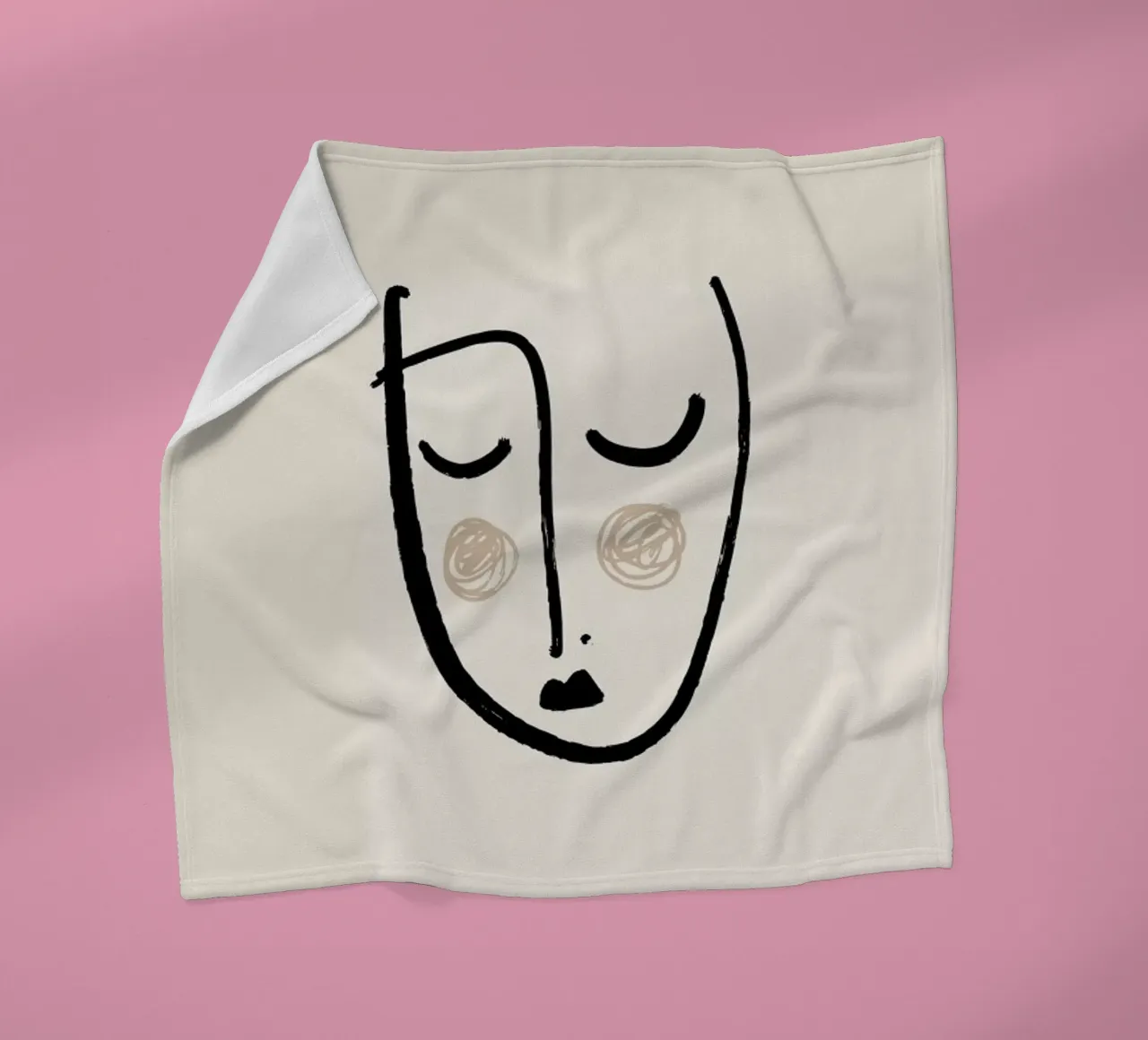 Blush Fleecedecke von Pure