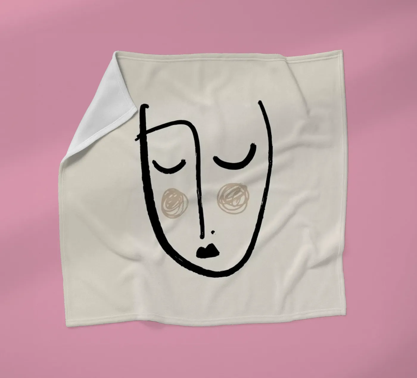 Blush fleecedeken van Pure