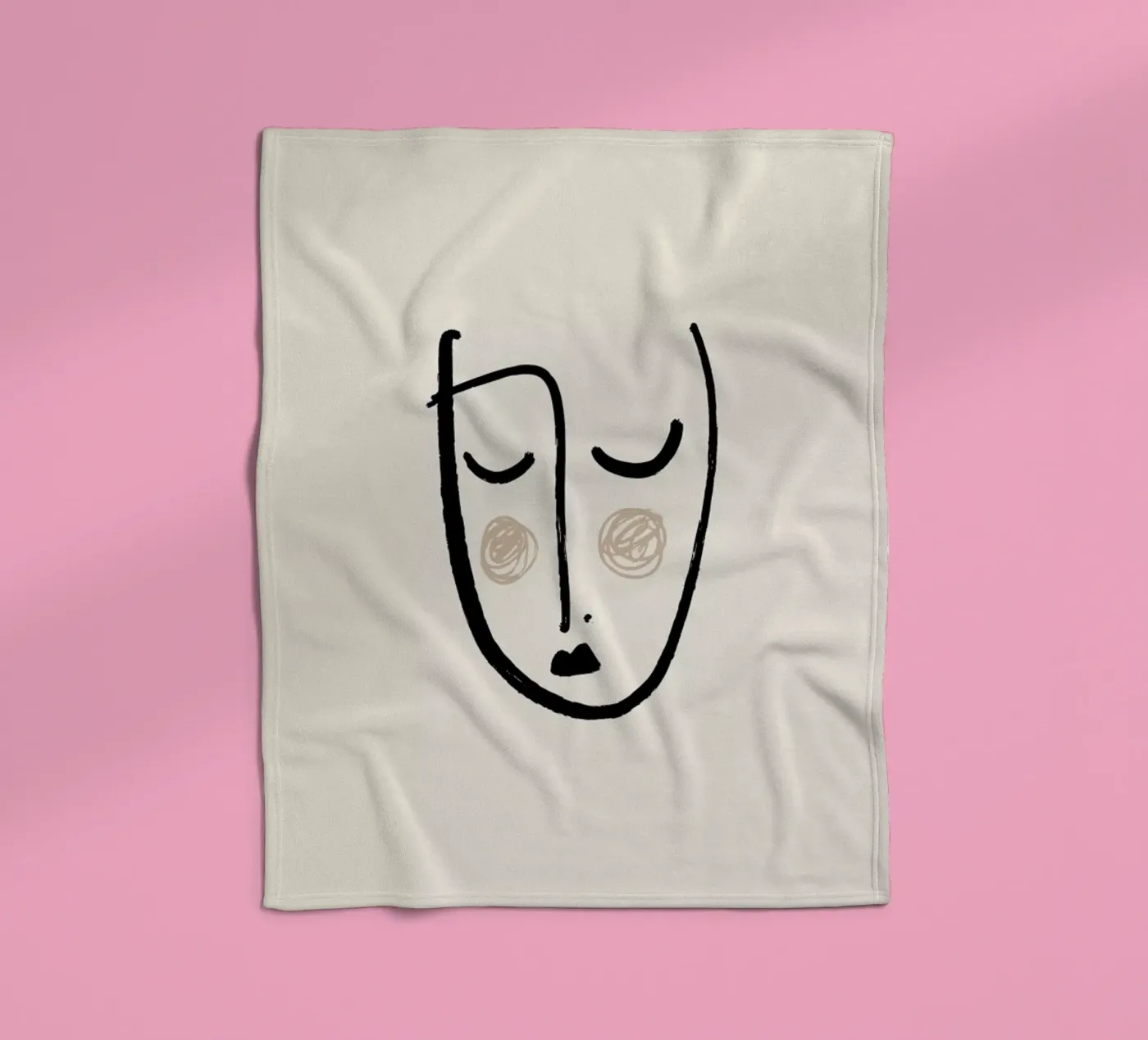 Blush fleecedeken van Pure