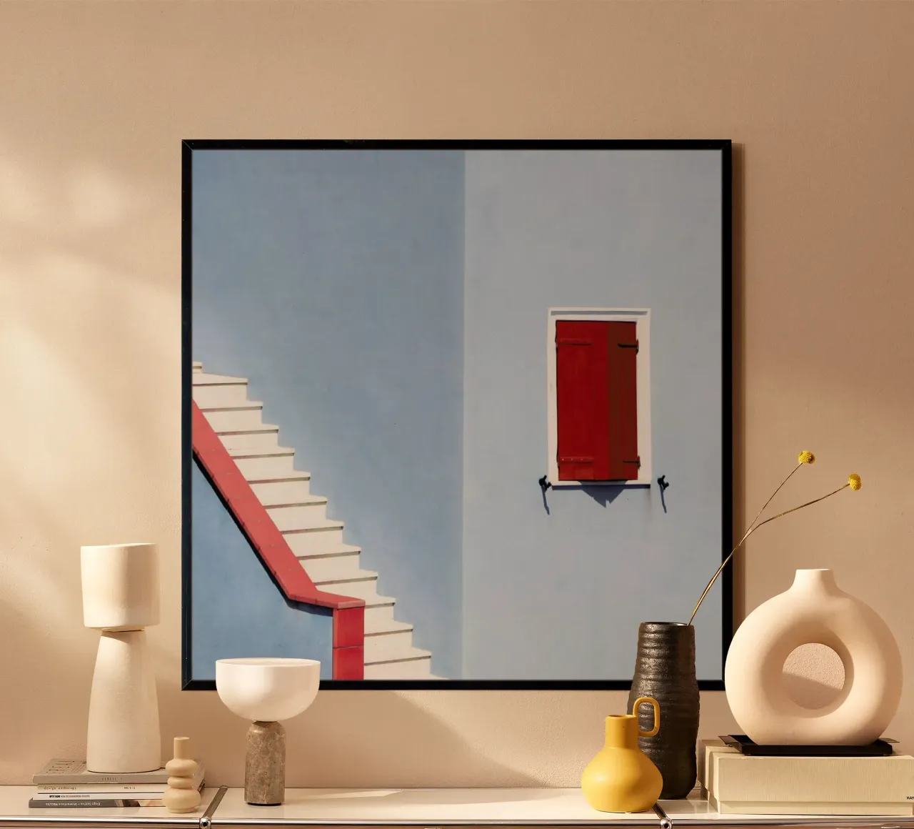 Upstairs poster by Rupert Höller