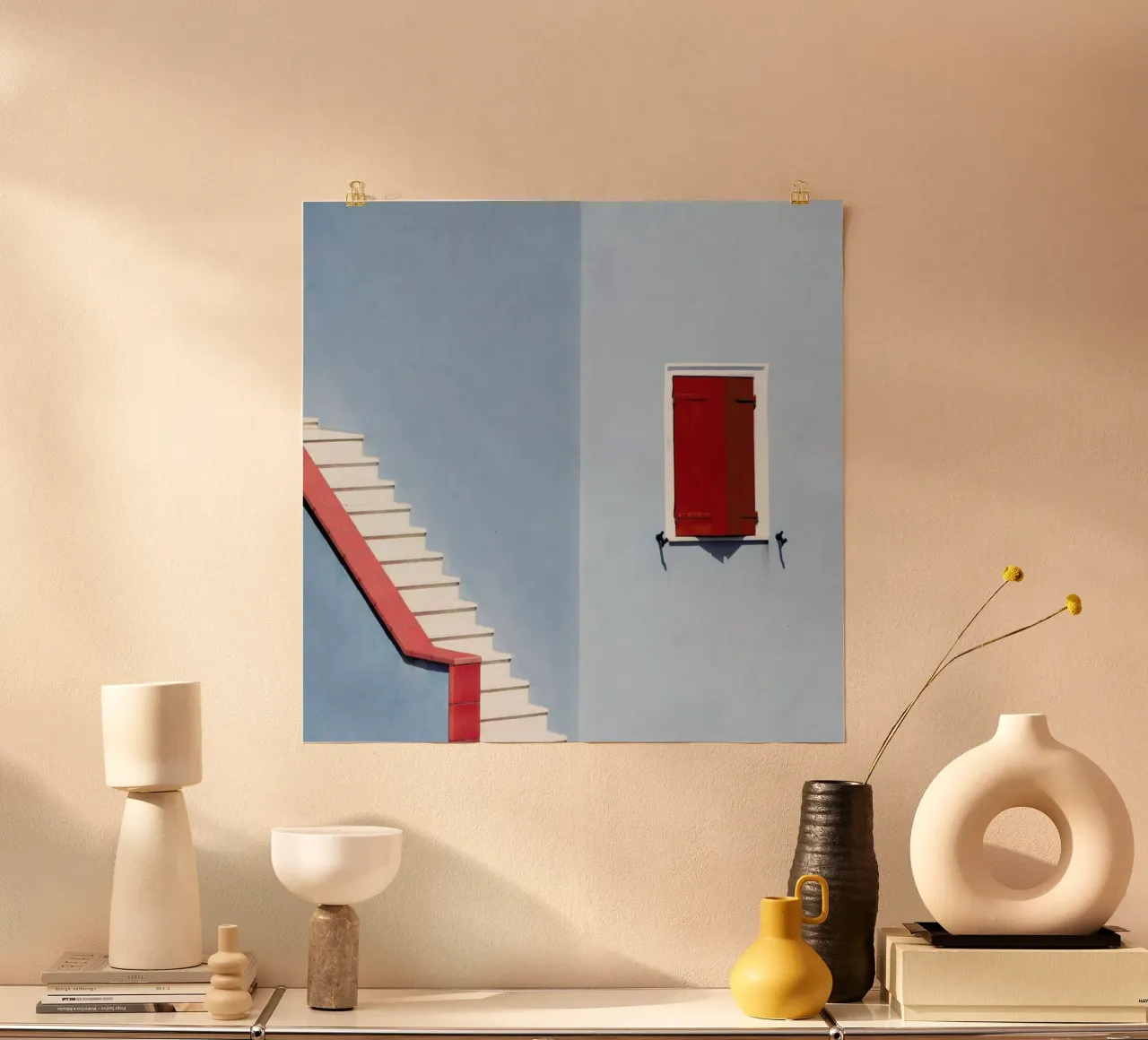 Upstairs poster by Rupert Höller