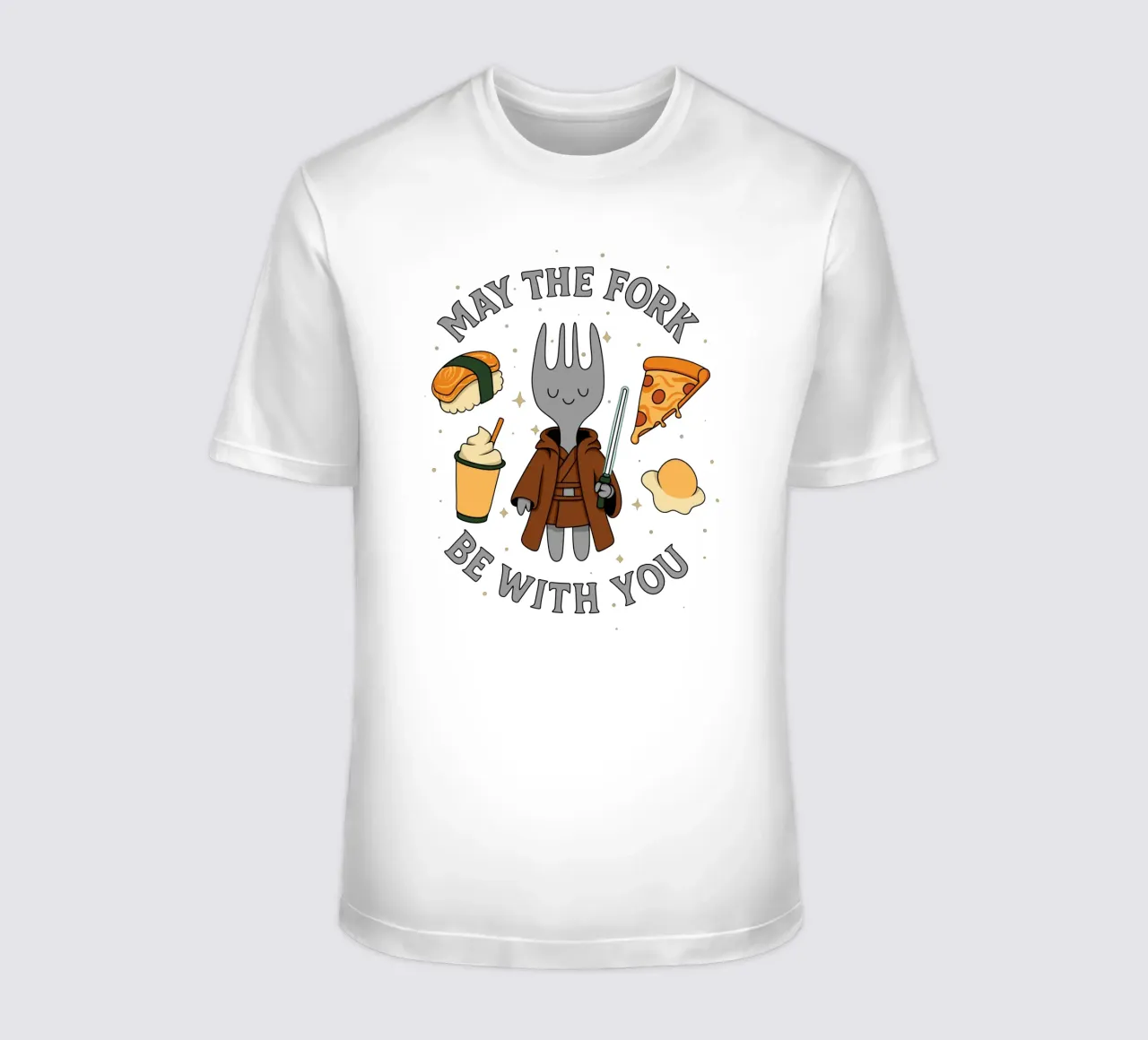 May the Fork be with you t-shirt by Loobs