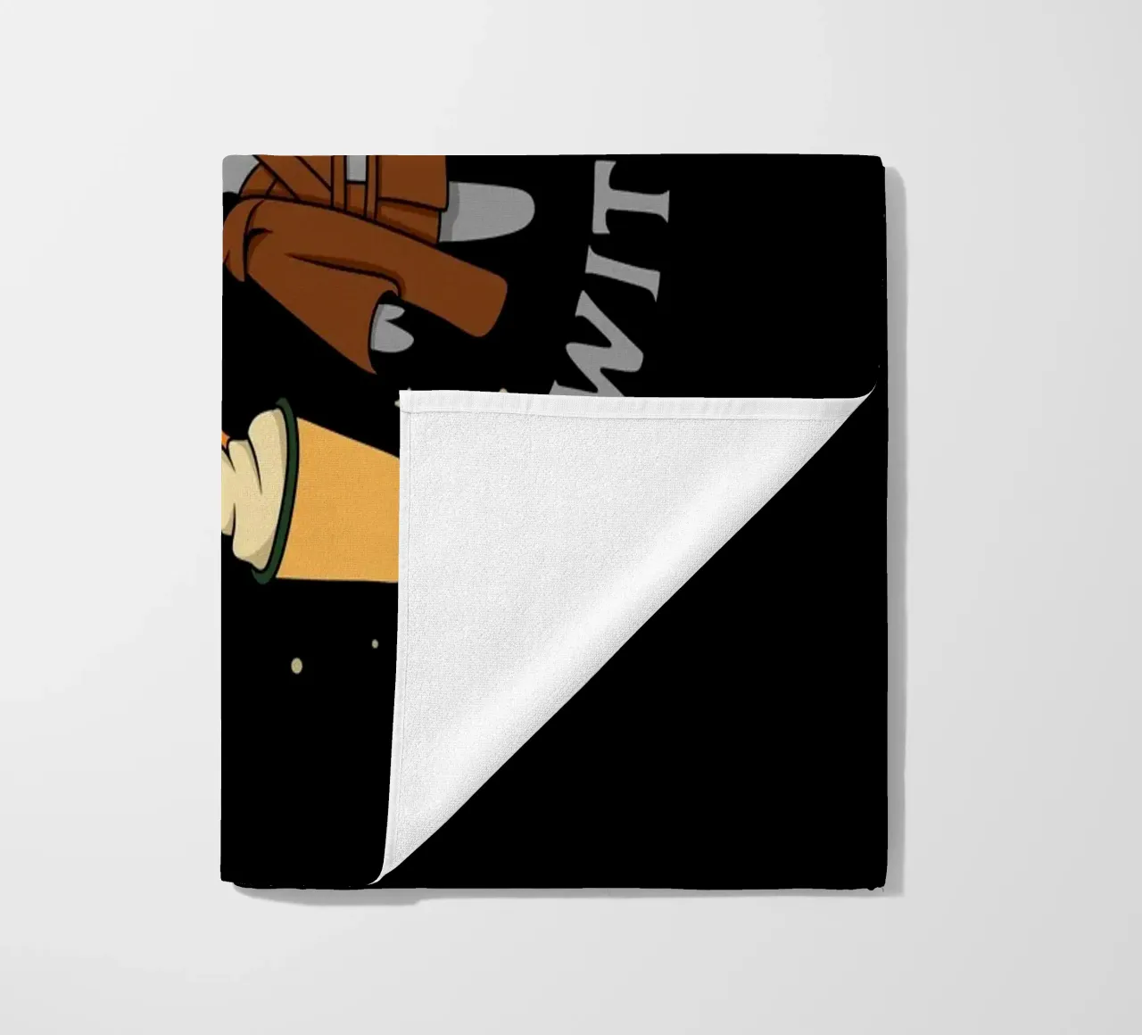 May the Fork be with you beach towel by Loobs