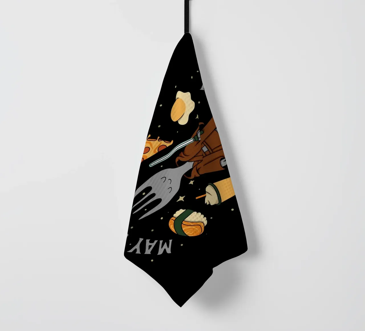 Möge die Gabel mit dir sein Geschirrtuch von Loobs