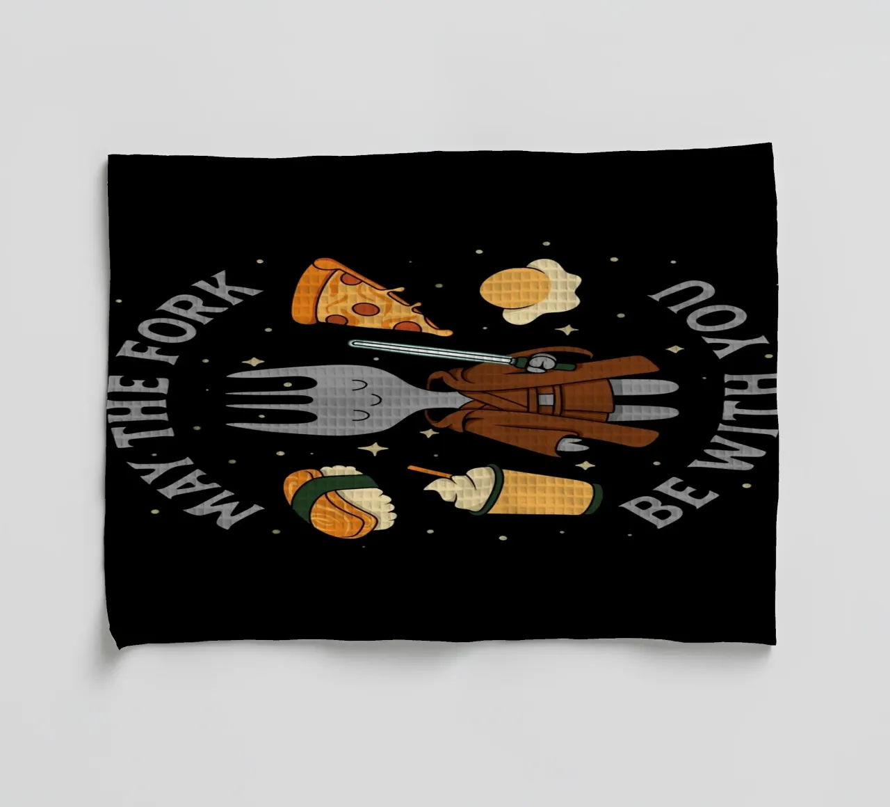 Möge die Gabel mit dir sein Geschirrtuch von Loobs