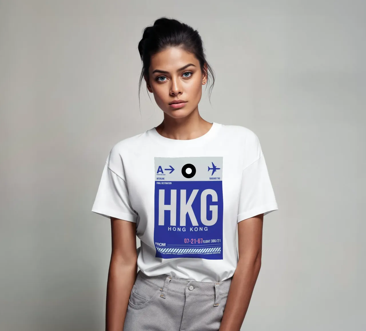 HKG-Hongkong t-shirt by Naxart