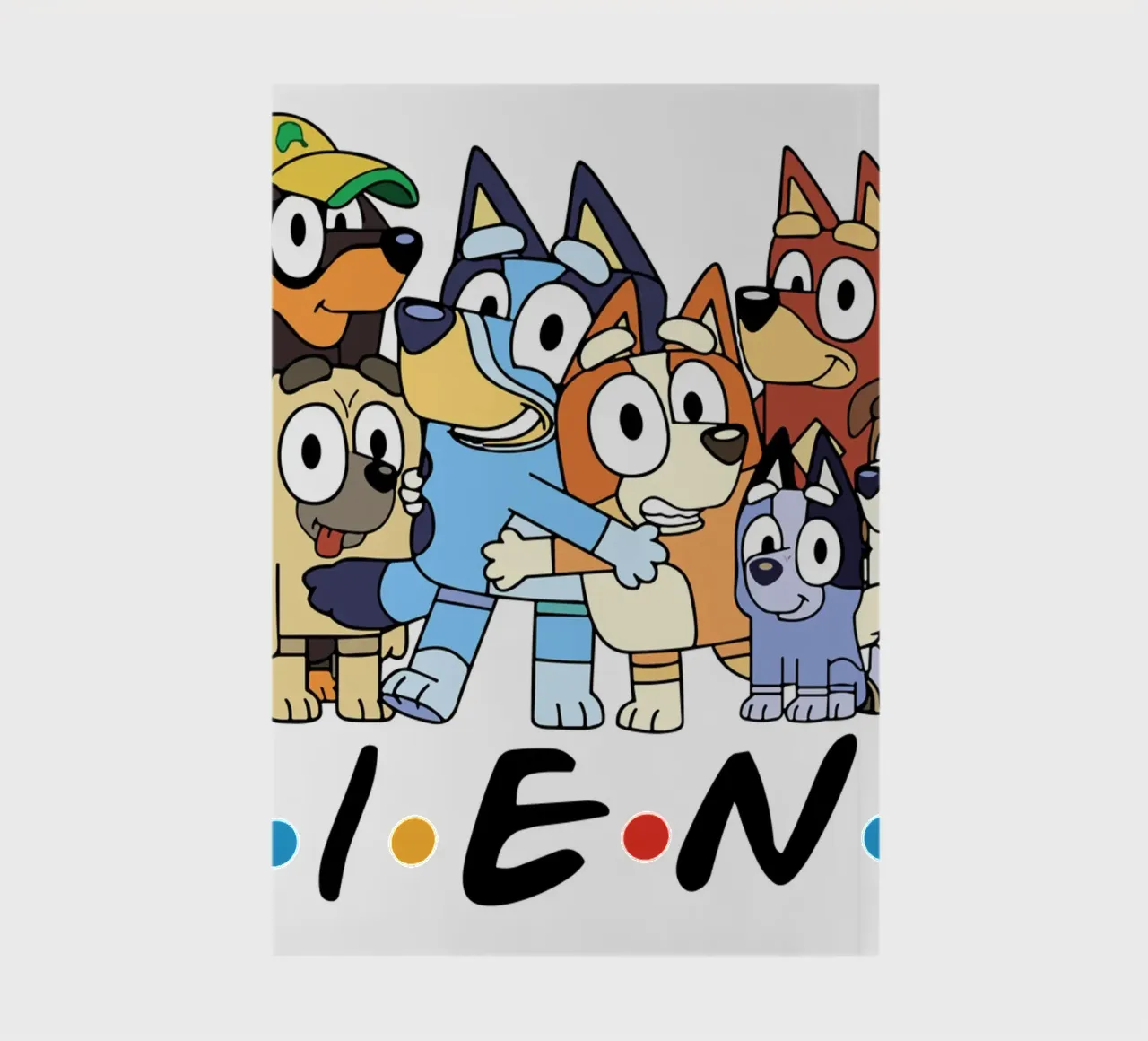 Bluey Friends notebook by Alishasteel
