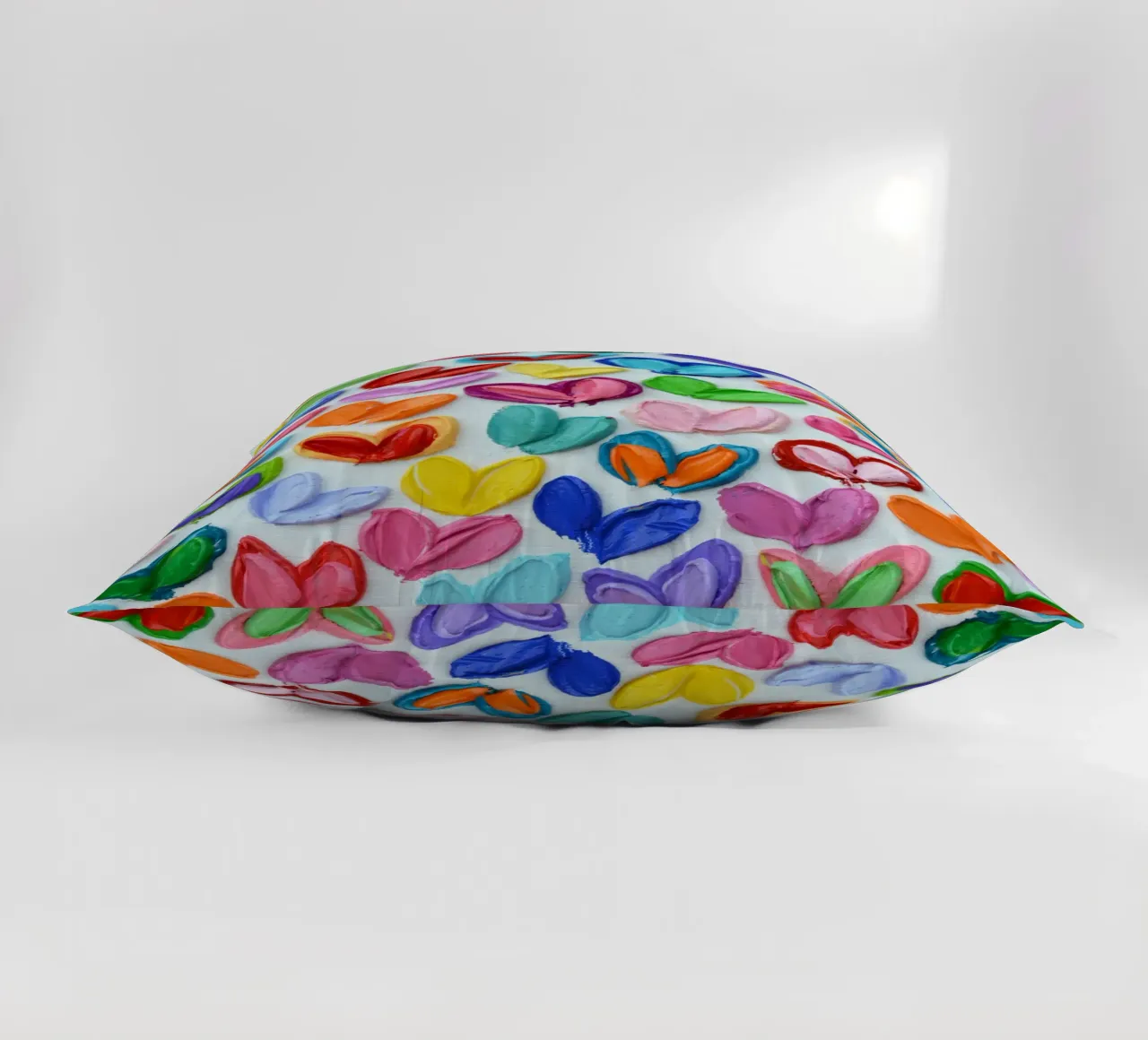 Polka Daub Heart Confetti cuscino da annmariecoolick