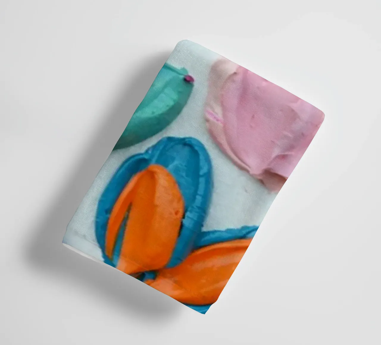 Polka Daub Heart Confetti towel by annmariecoolick