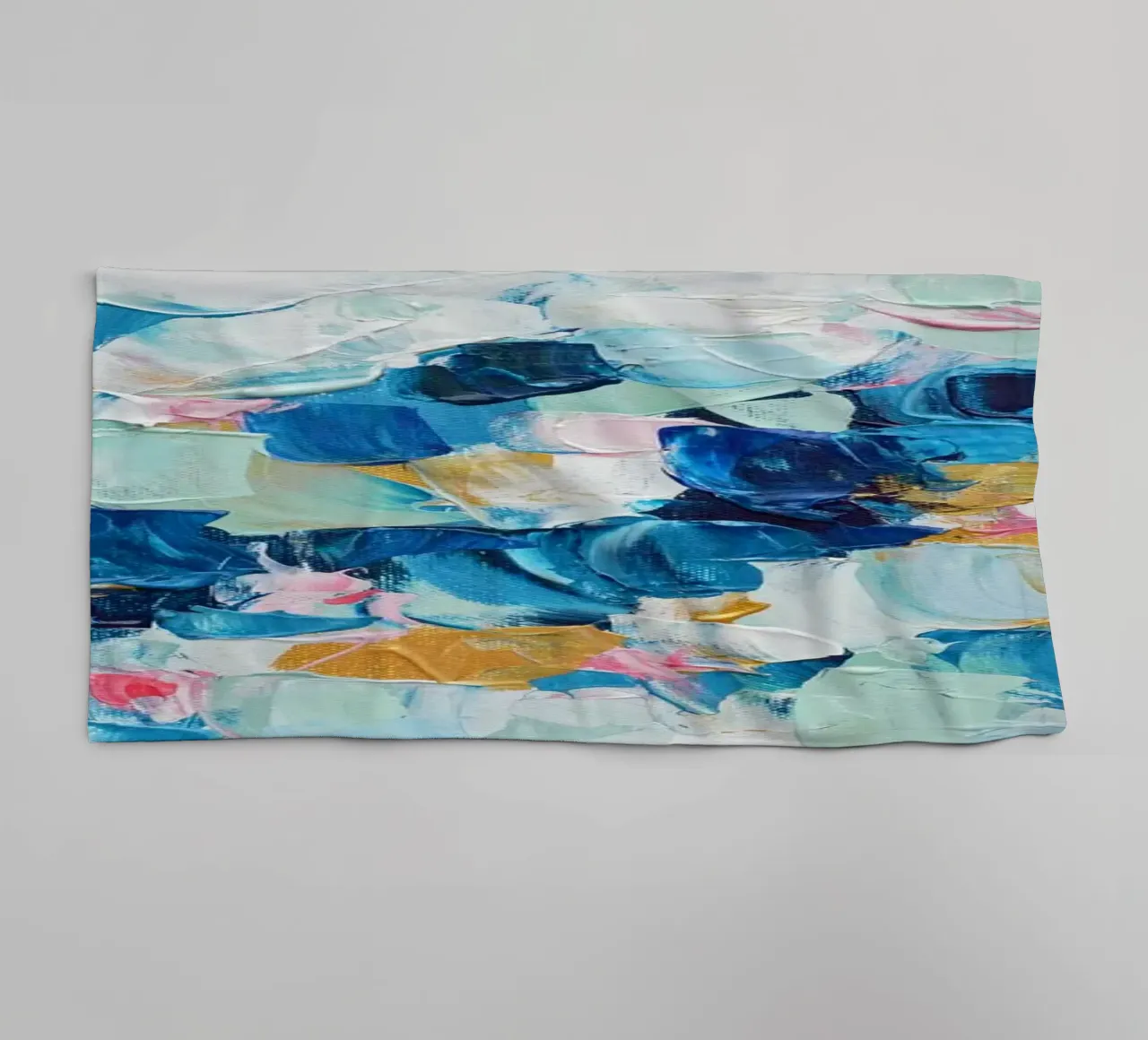 Azure Elemental towel by annmariecoolick