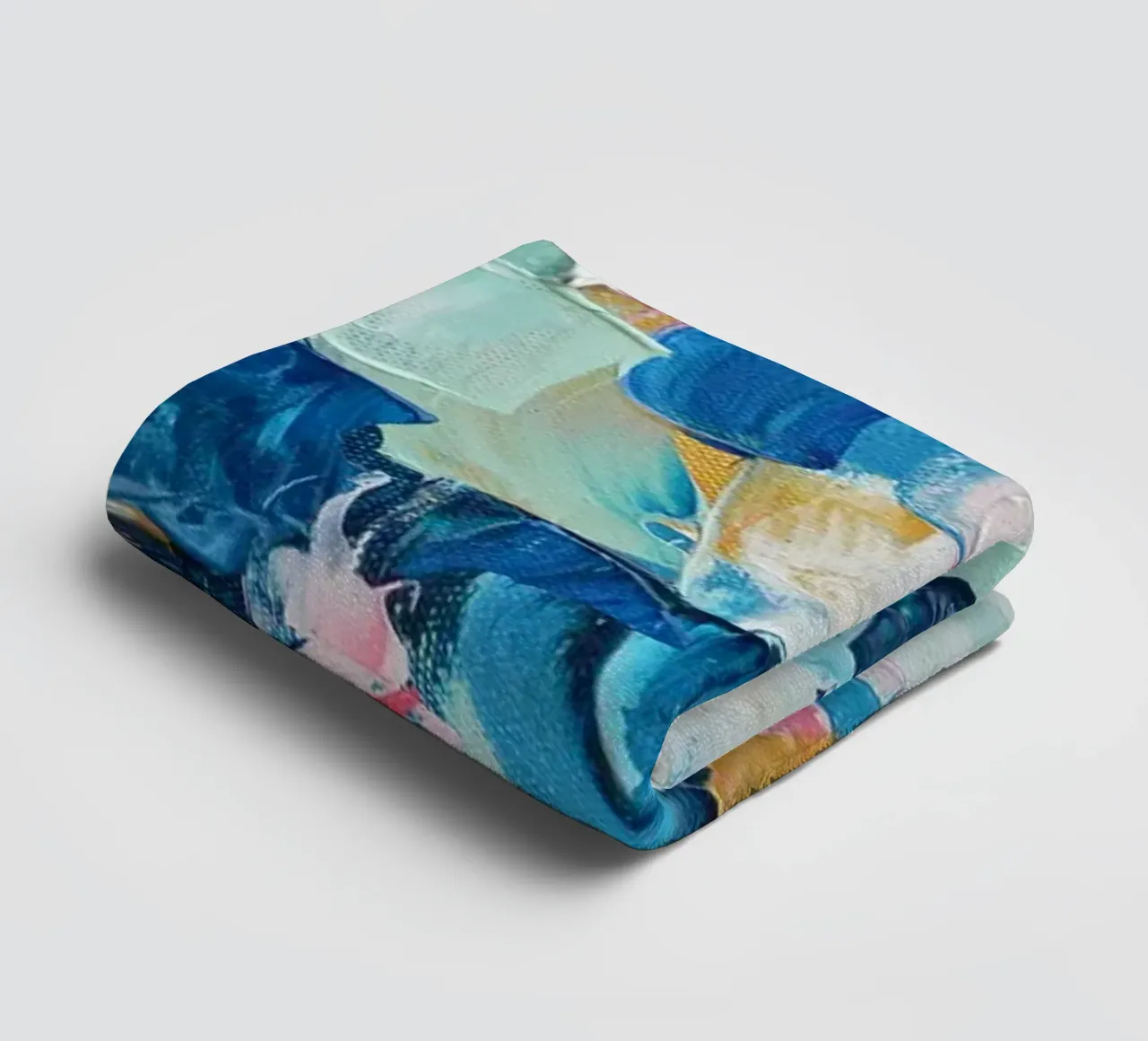 Azure Elemental towel by annmariecoolick