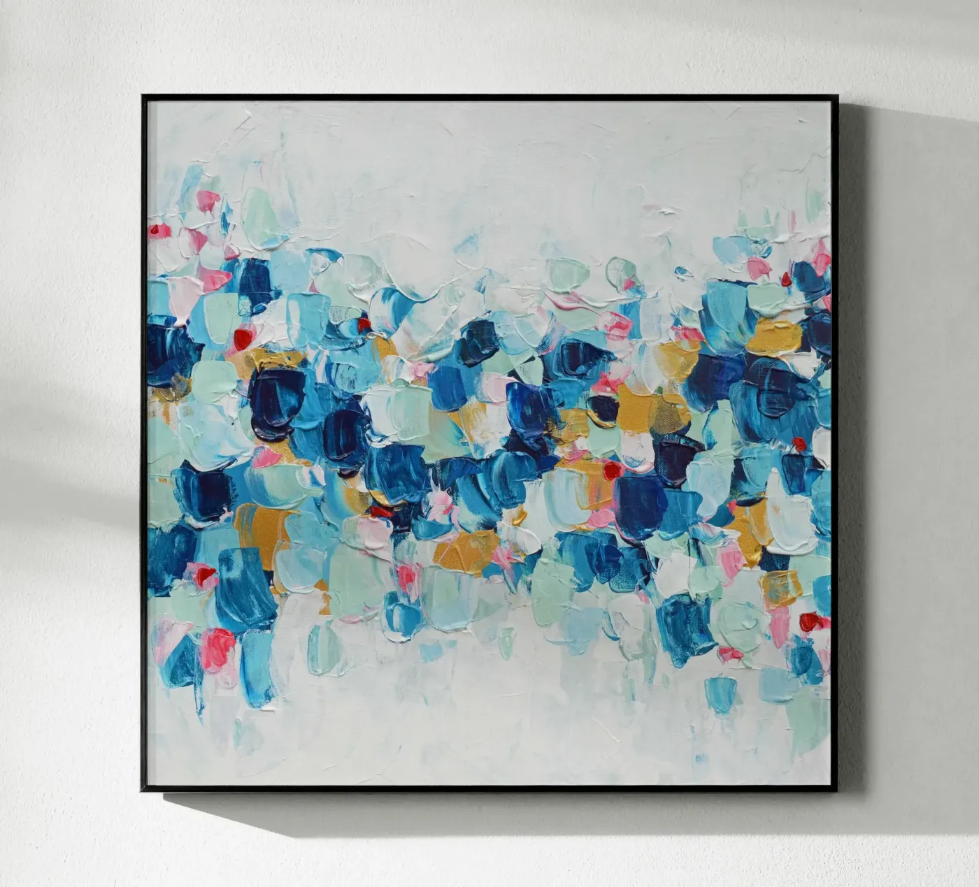 Azurblaues Elementar Acryl-Glas von annmariecoolick