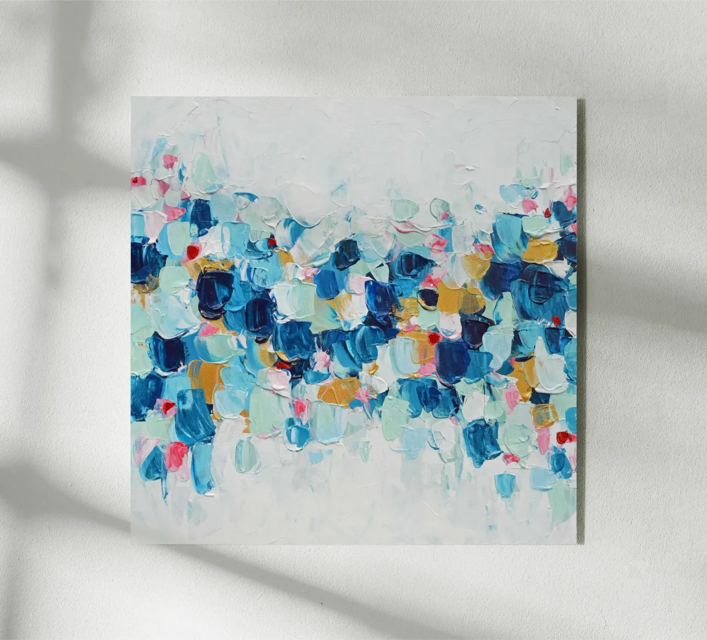 Azurblaues Elementar Acryl-Glas von annmariecoolick