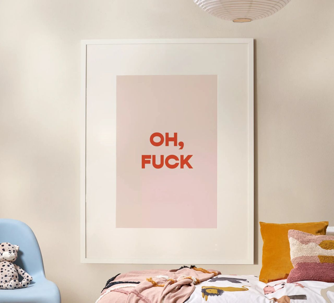 Oh, F*ck poster by vonkopfbisfuss x JUNIQE