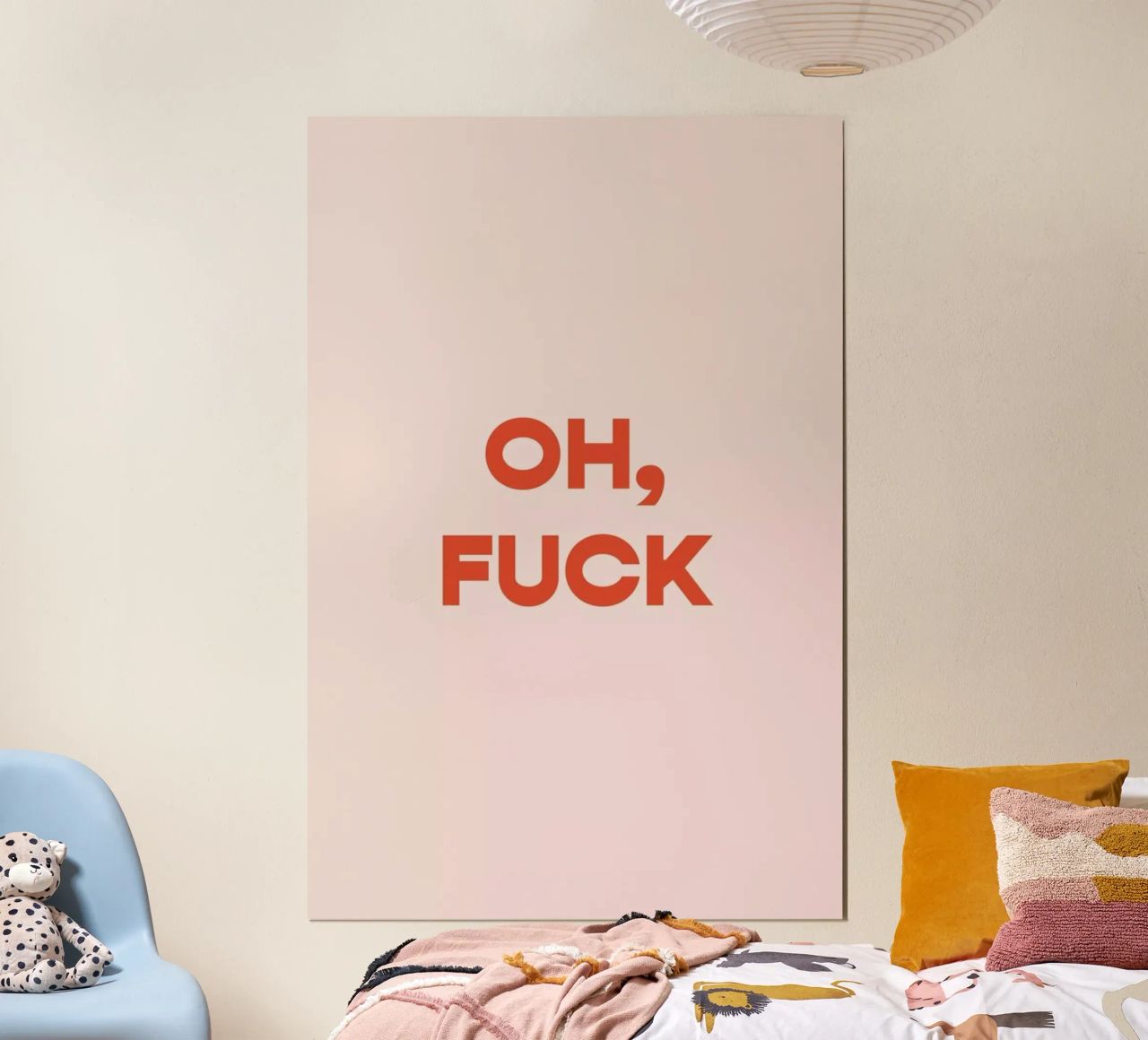 Oh, F*ck poster by vonkopfbisfuss x JUNIQE