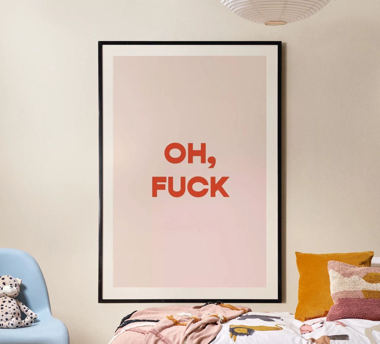 Oh, F*ck poster by vonkopfbisfuss x JUNIQE