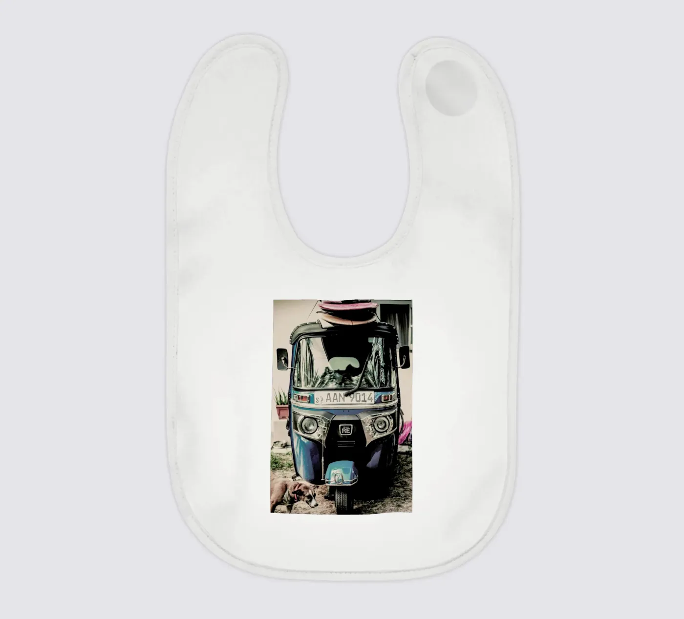 Self Drive baby bib by Shot By Clint