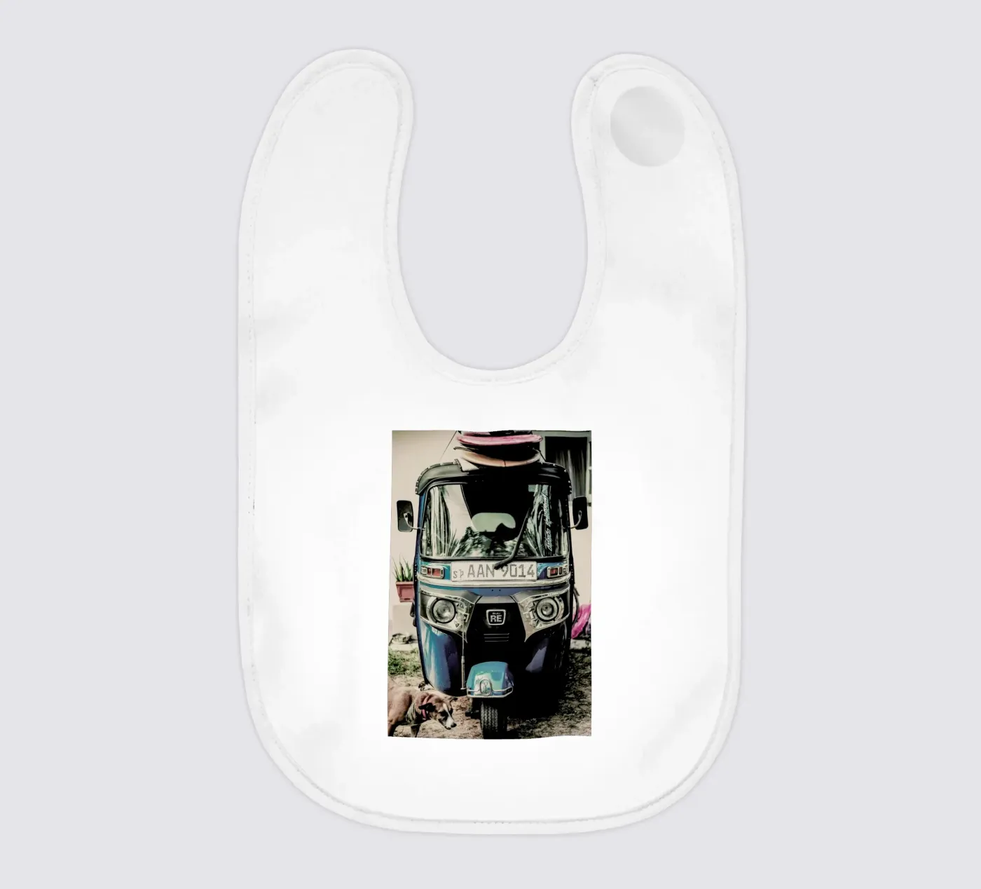 Self Drive baby bib by Shot By Clint