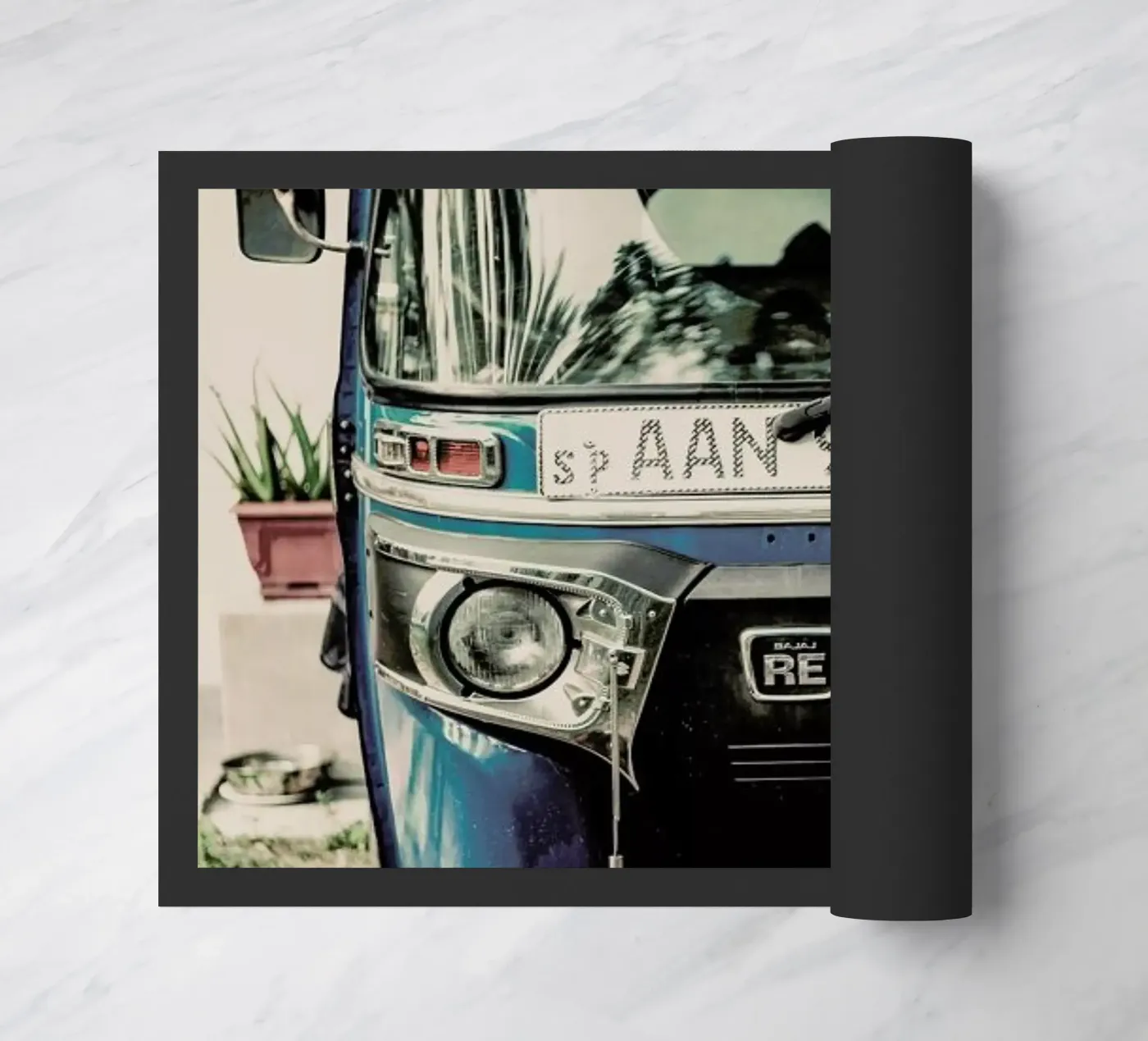 Self Drive deurmat van Shot By Clint