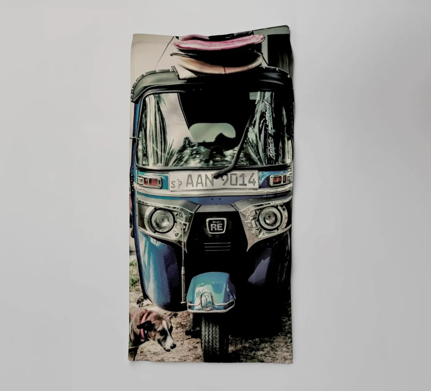 Self Drive badhanddoek van Shot By Clint