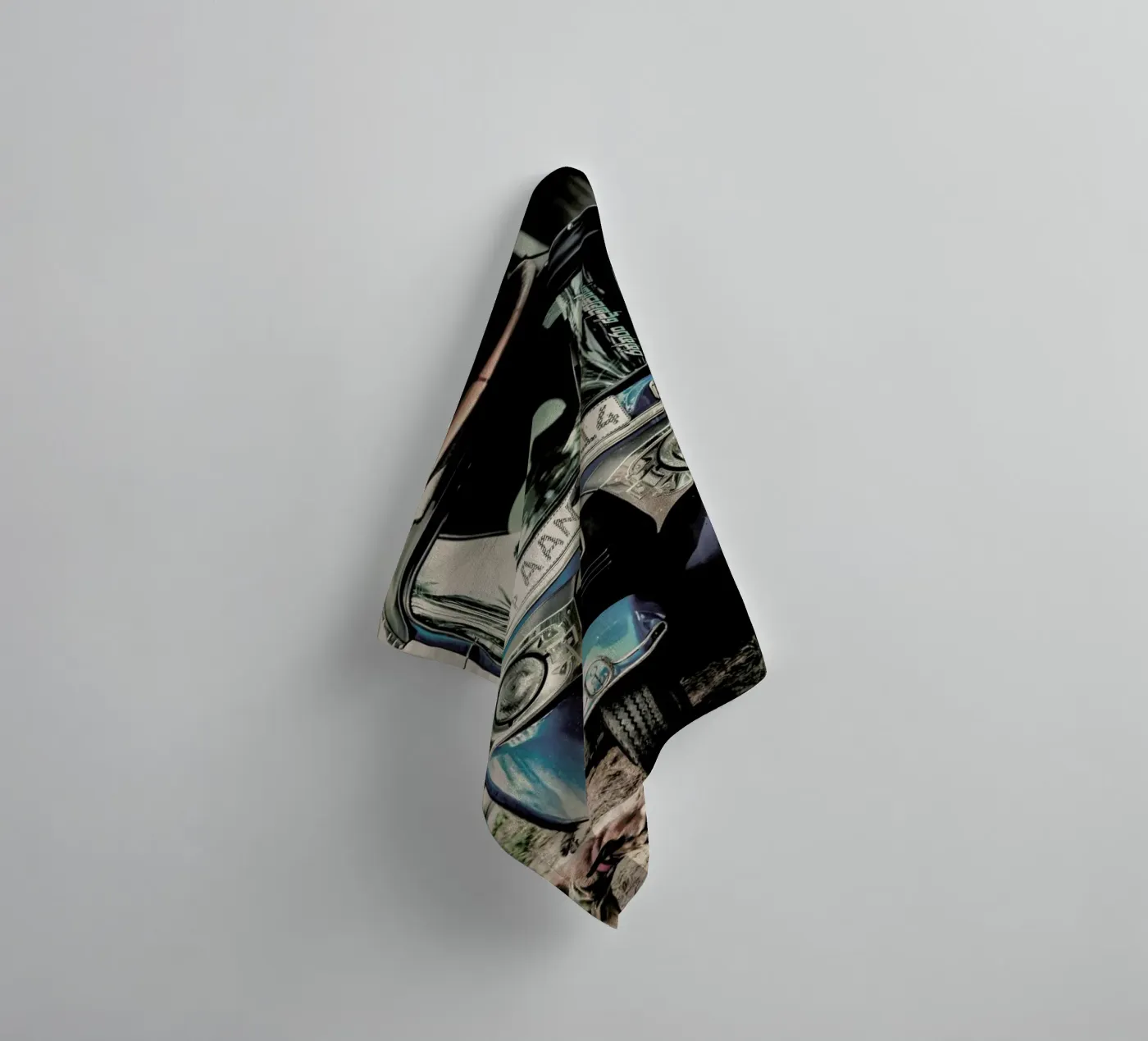 Self Drive badhanddoek van Shot By Clint