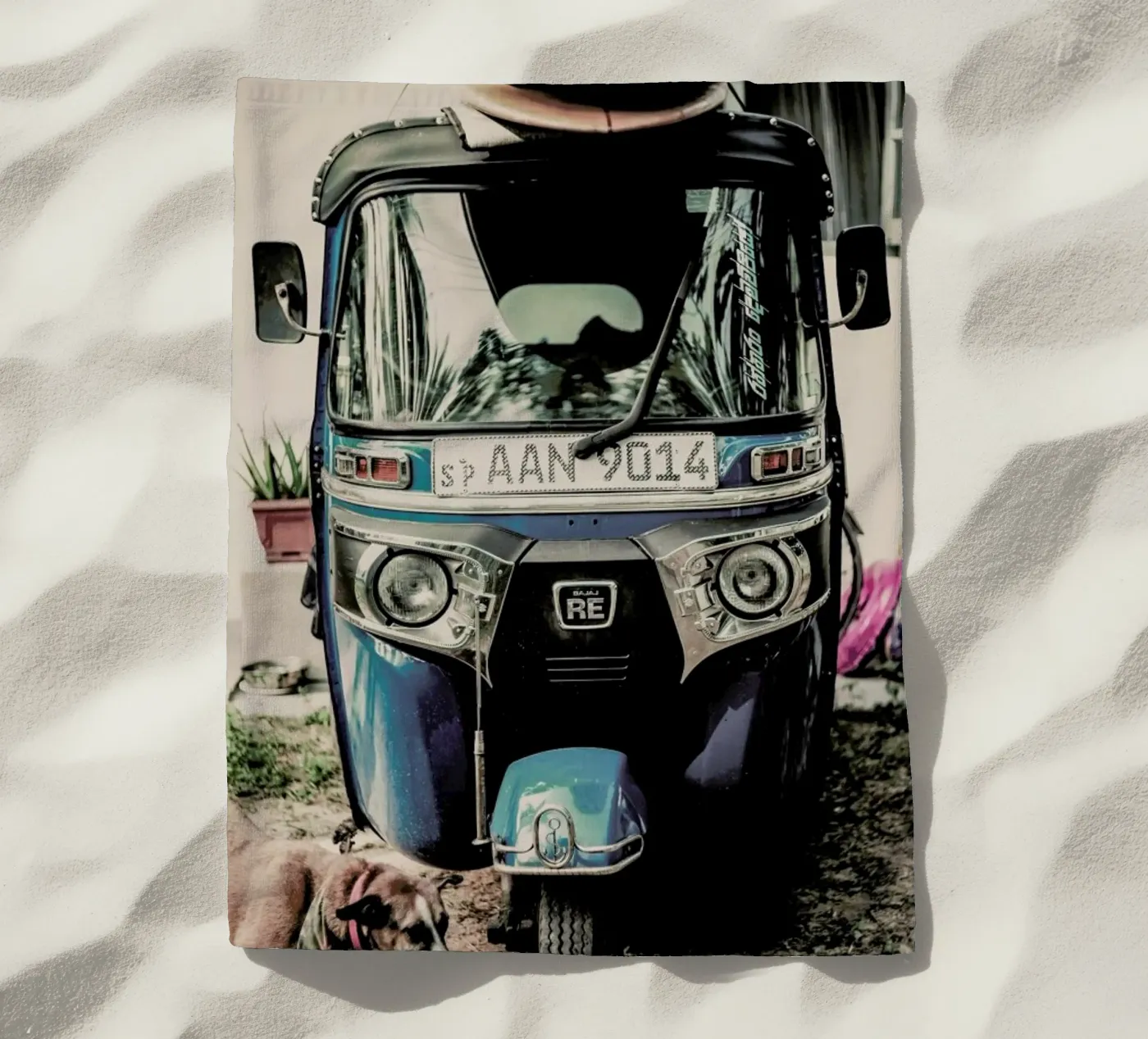 Self Drive beach towel by Shot By Clint