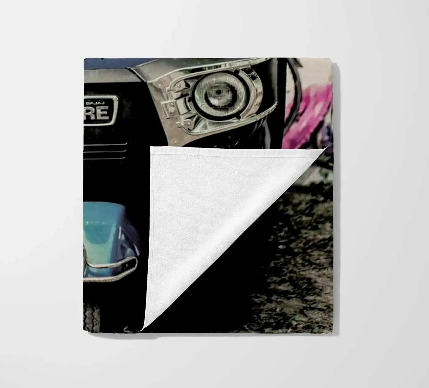 Self Drive beach towel by Shot By Clint