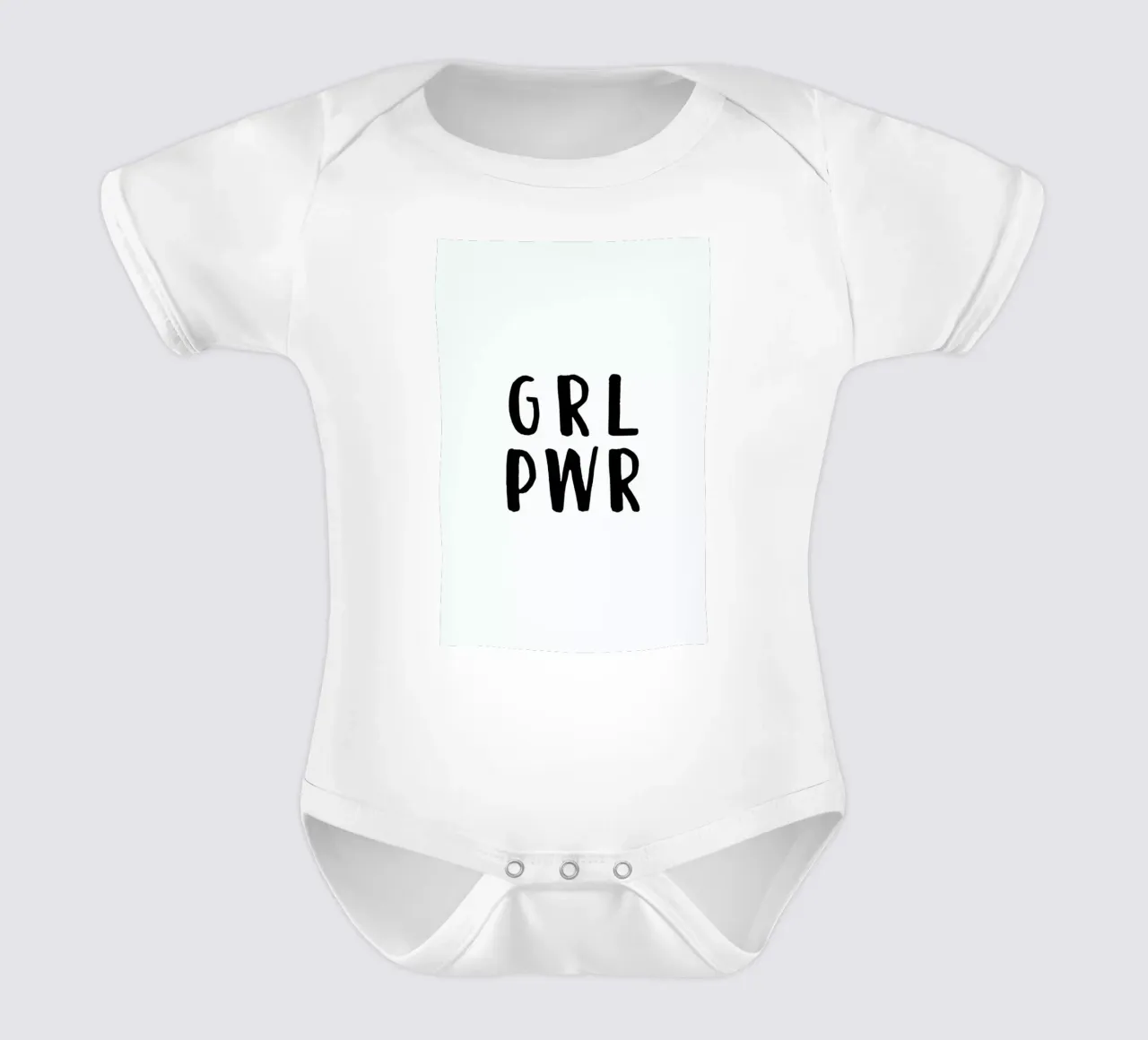 GRL PWR body neonato maniche corte da daylight design studio