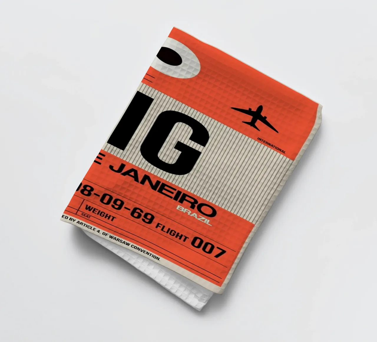 GIG-Rio de Janeiro tea towel by Naxart