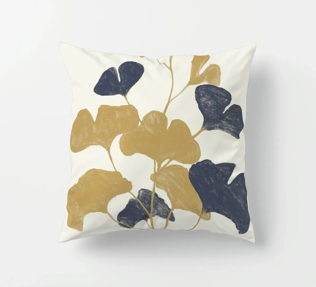 Golden Gingko cuscino da Florent Bodart