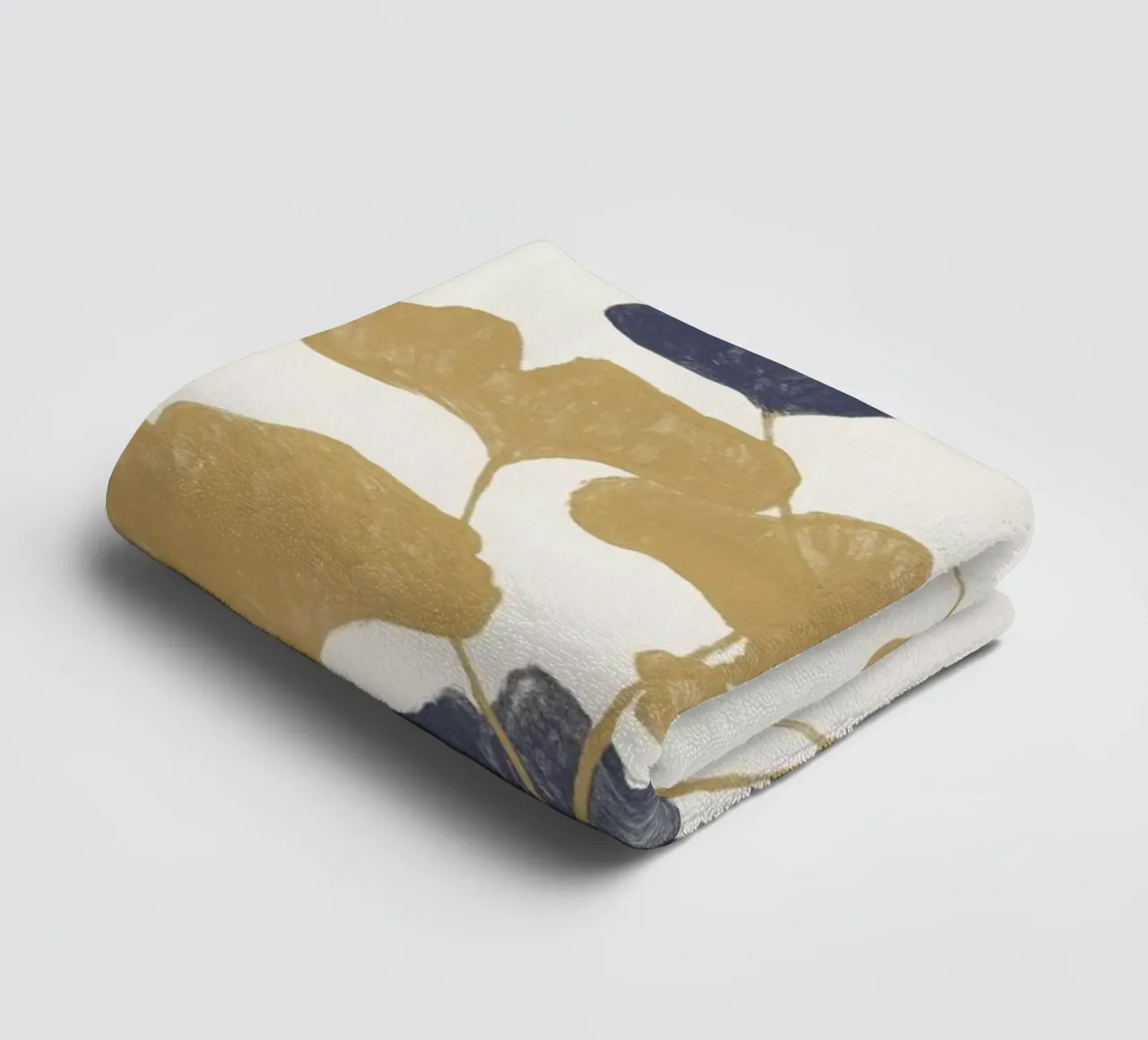 Golden Gingko towel by Florent Bodart
