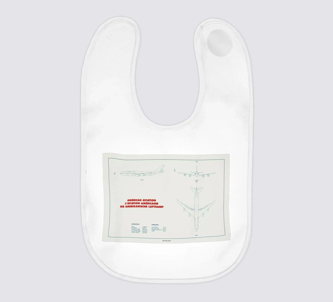 Technical Drawing 747 bavaglino da Marc Schulthess