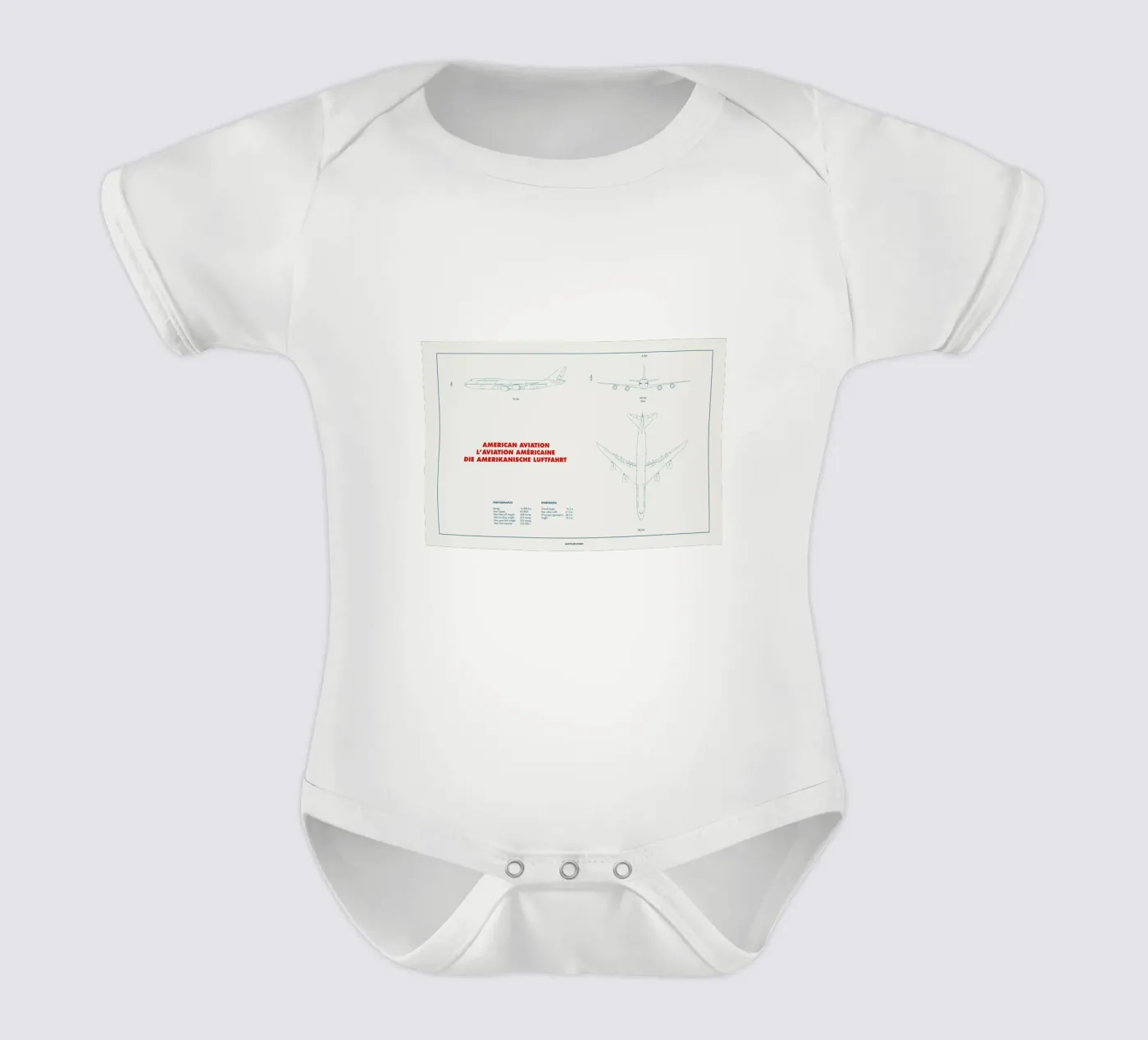 Technical Drawing 747 body bébé de Marc Schulthess
