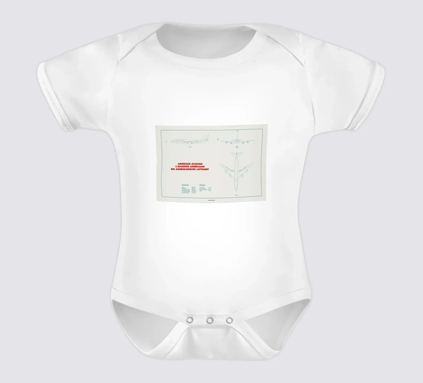 Technical Drawing 747 body bébé de Marc Schulthess