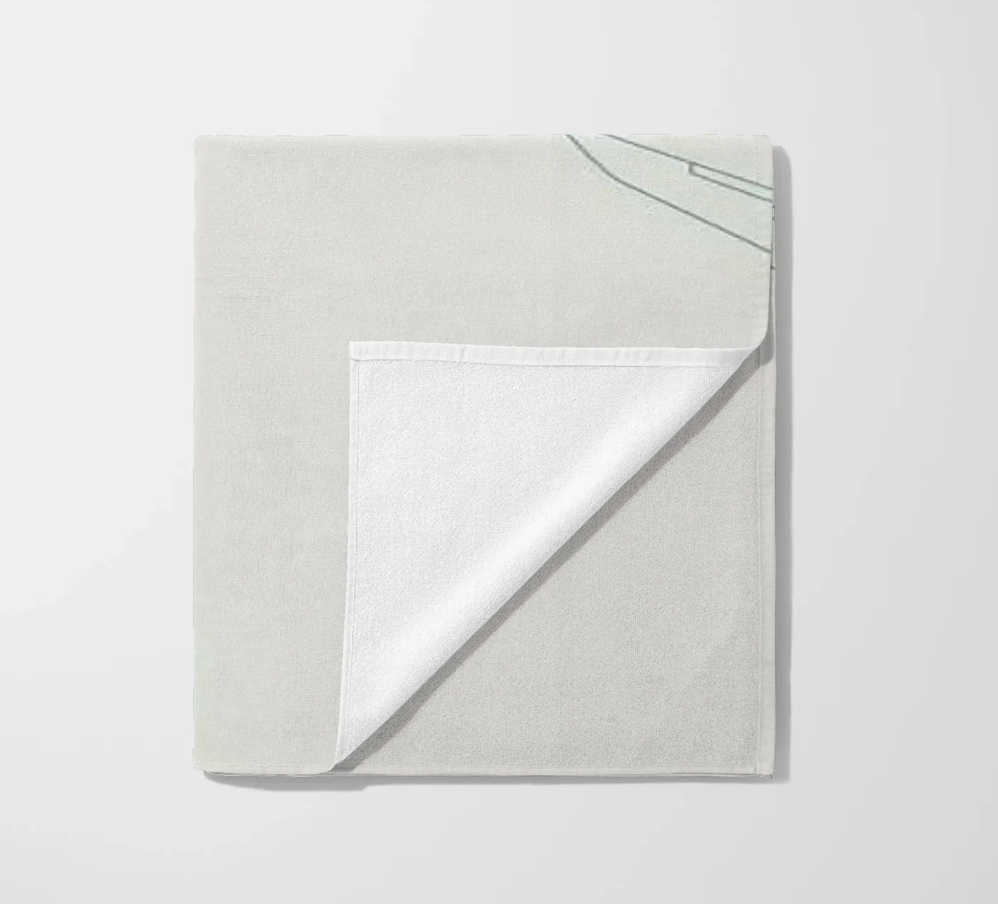Technical Drawing 747 beach towel by Marc Schulthess