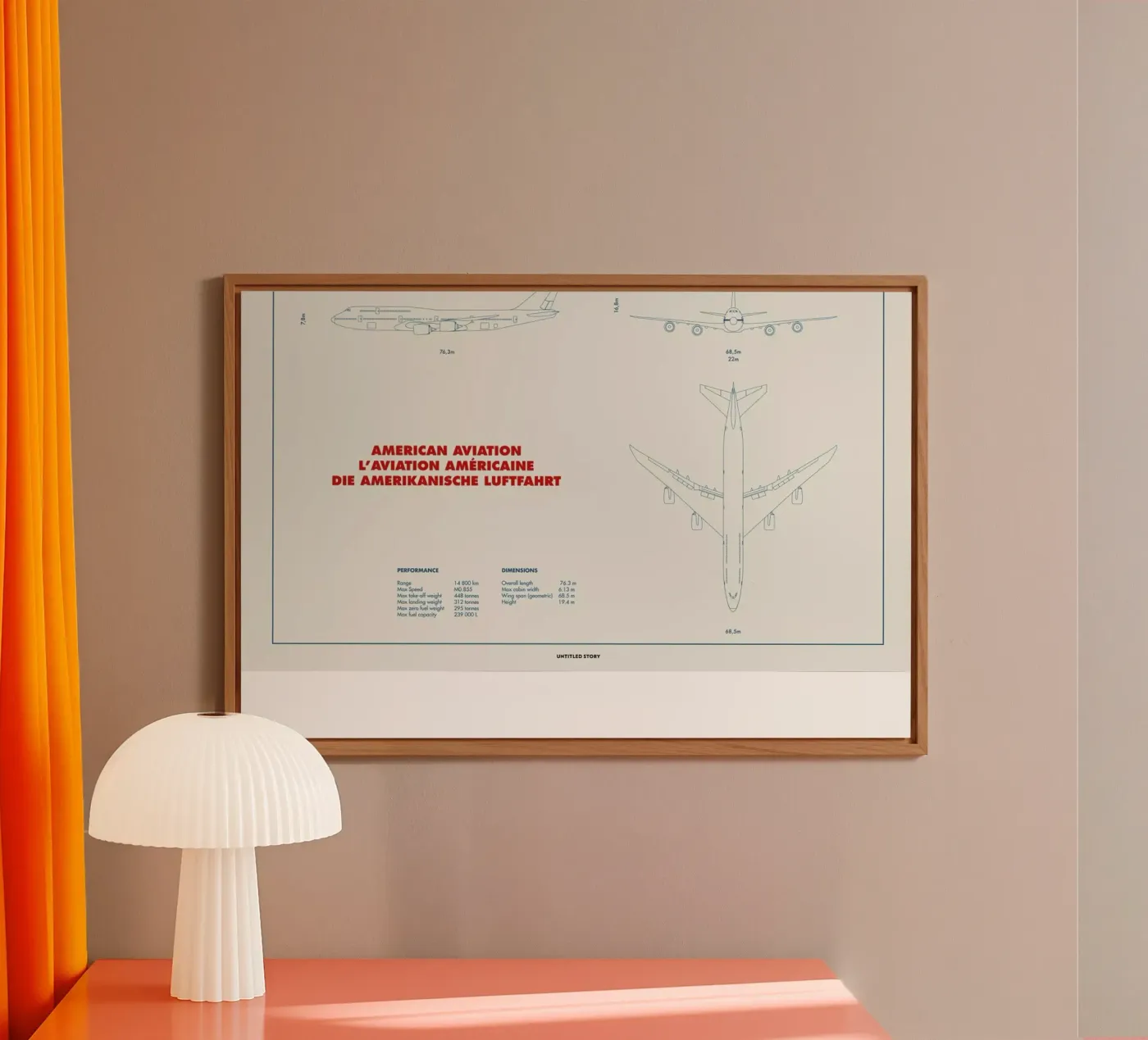 Technical Drawing 747 forex plate by Marc Schulthess