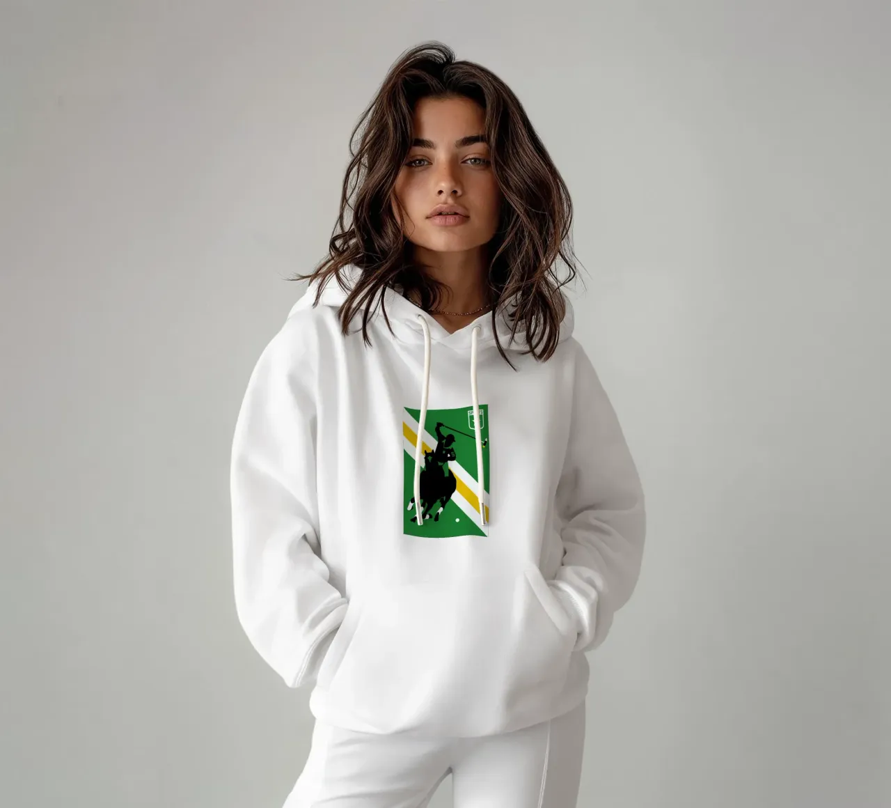 Polo felpa con cappuccio da Bo Lundberg