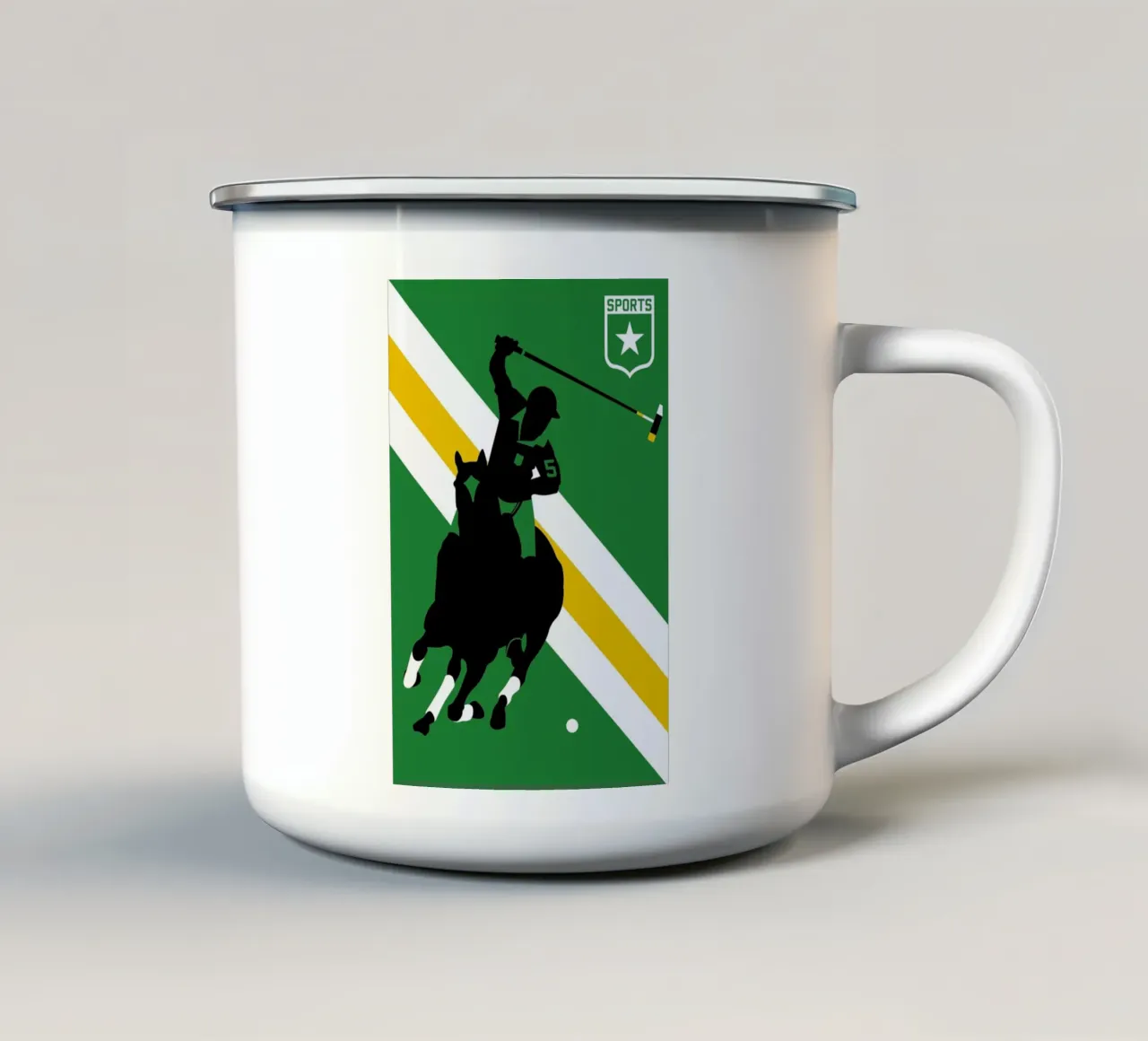 Polo tazza in smalto da Bo Lundberg