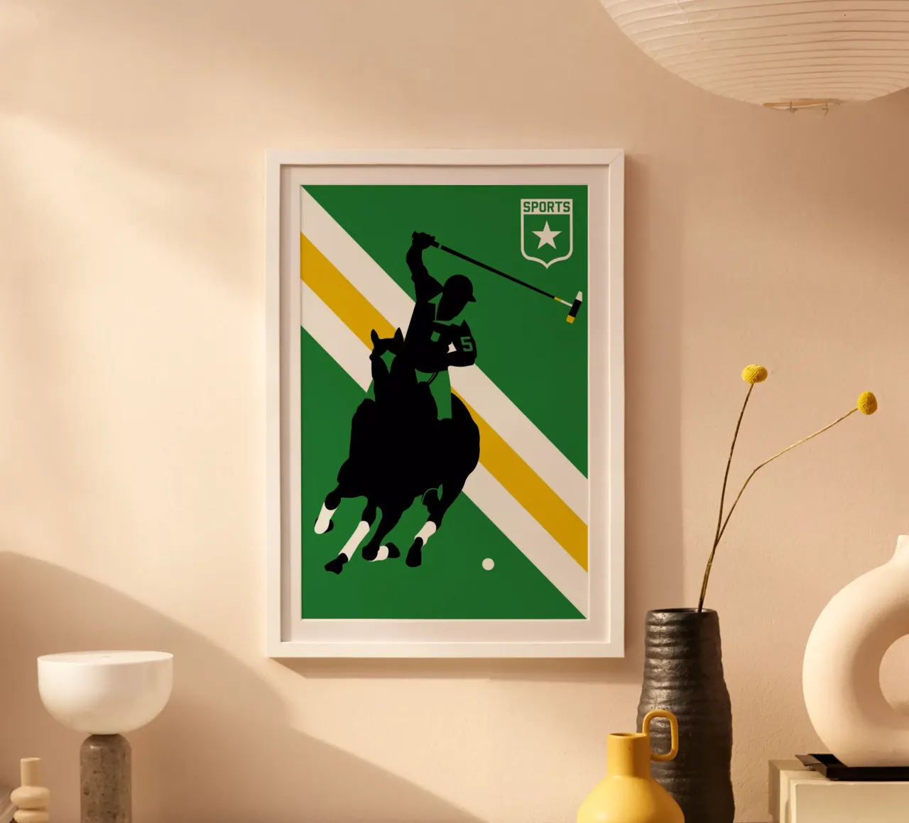 Polo poster by Bo Lundberg