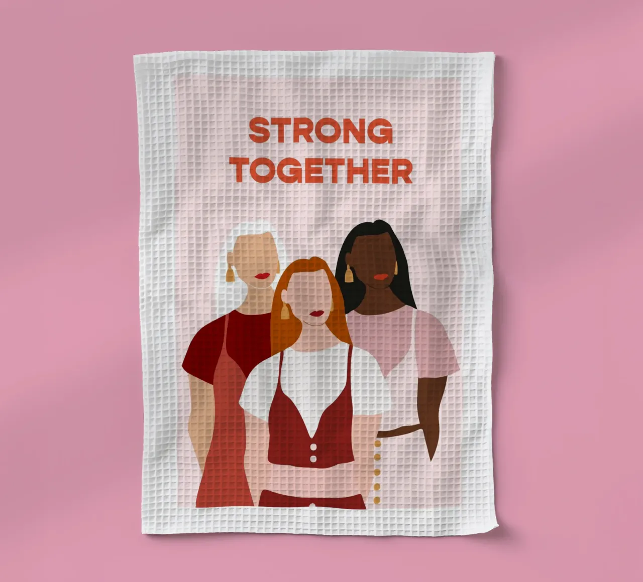 Strong Together torchon de vonkopfbisfuss x JUNIQE